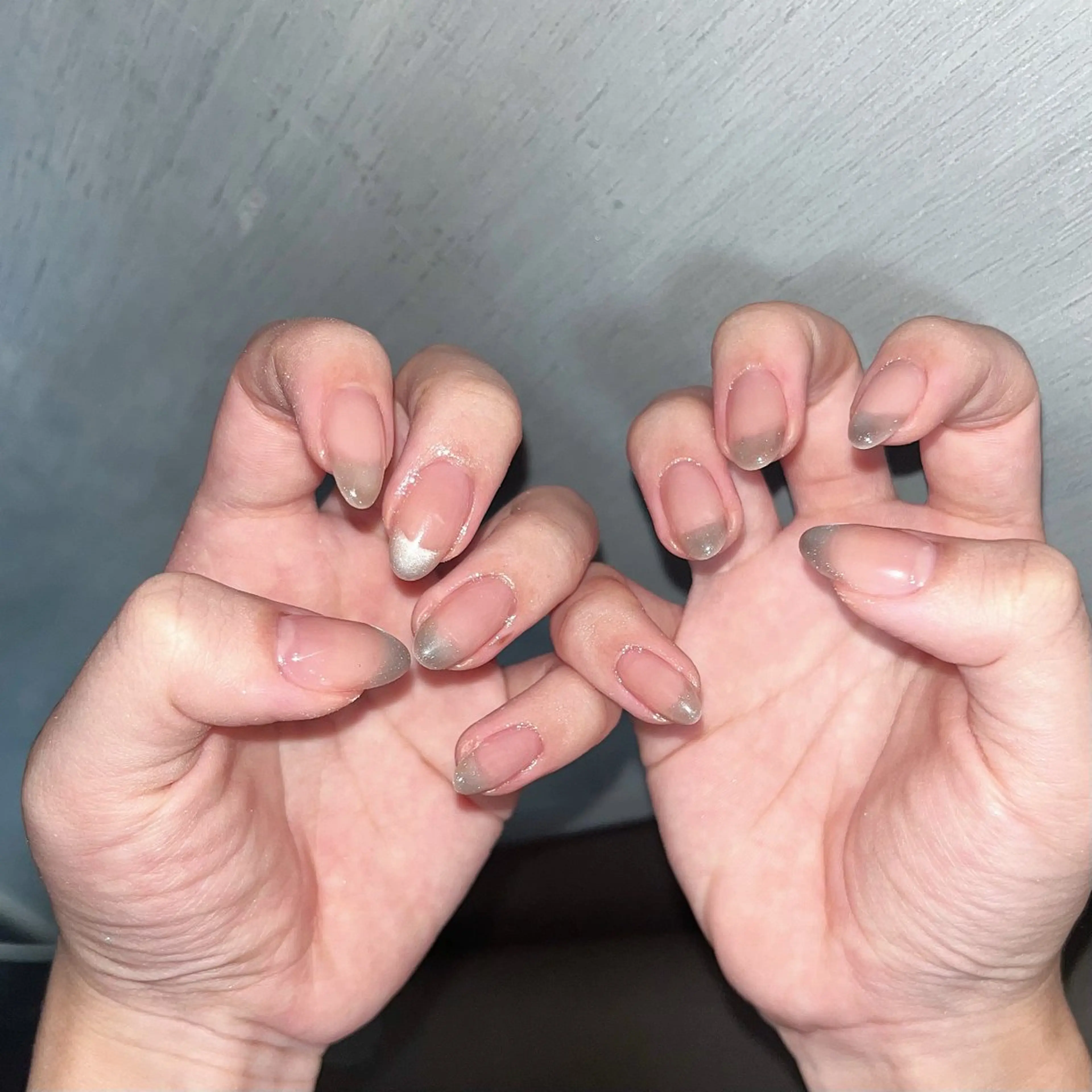 ネイル フレンチネイル マグネットネイル マグネットフレンチ 🫧OPELIA NAIL渋谷🫧のネイルデザイン