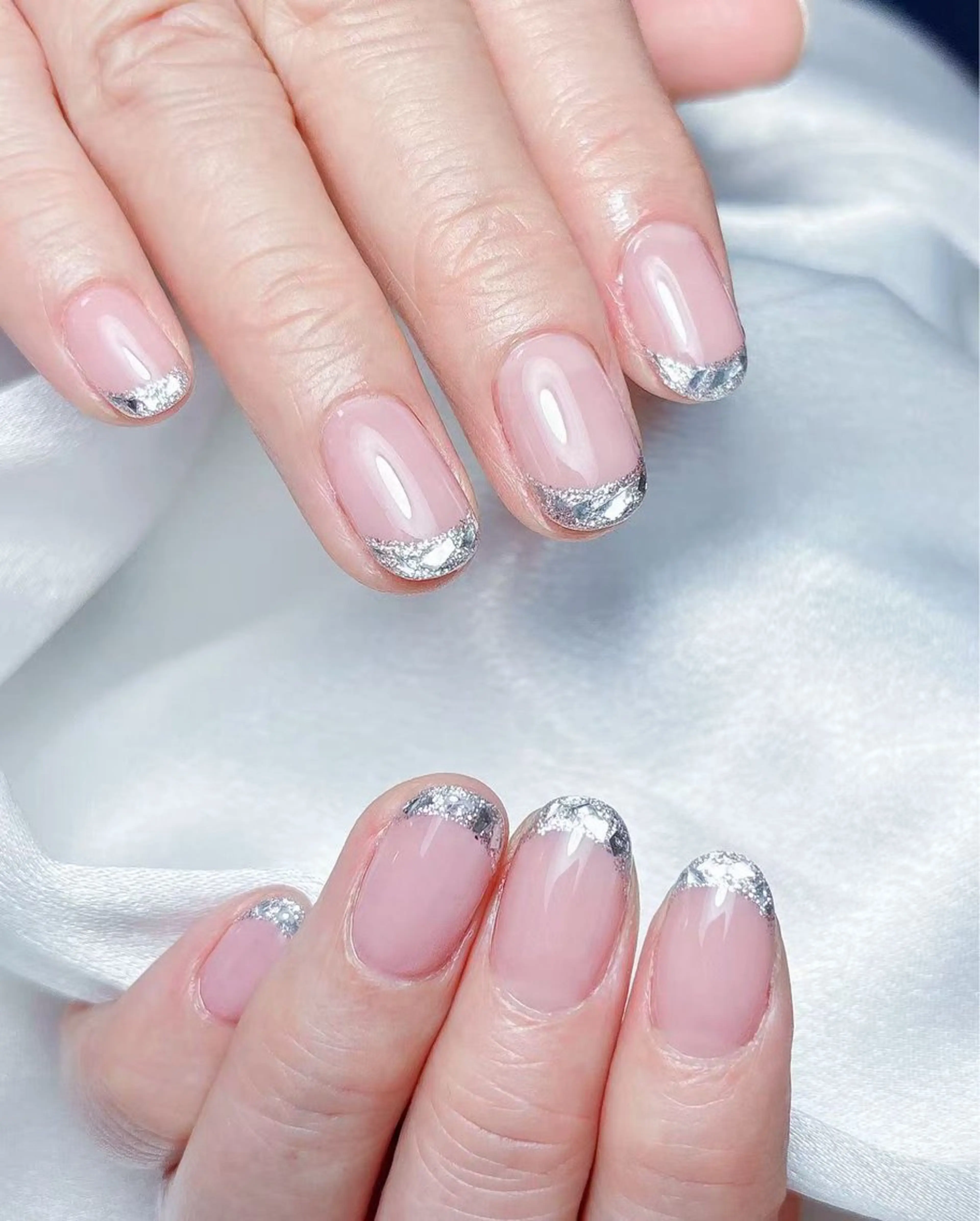 ネイル ハンドネイル Aura Nail 長さだし/パラジェルのネイルデザイン