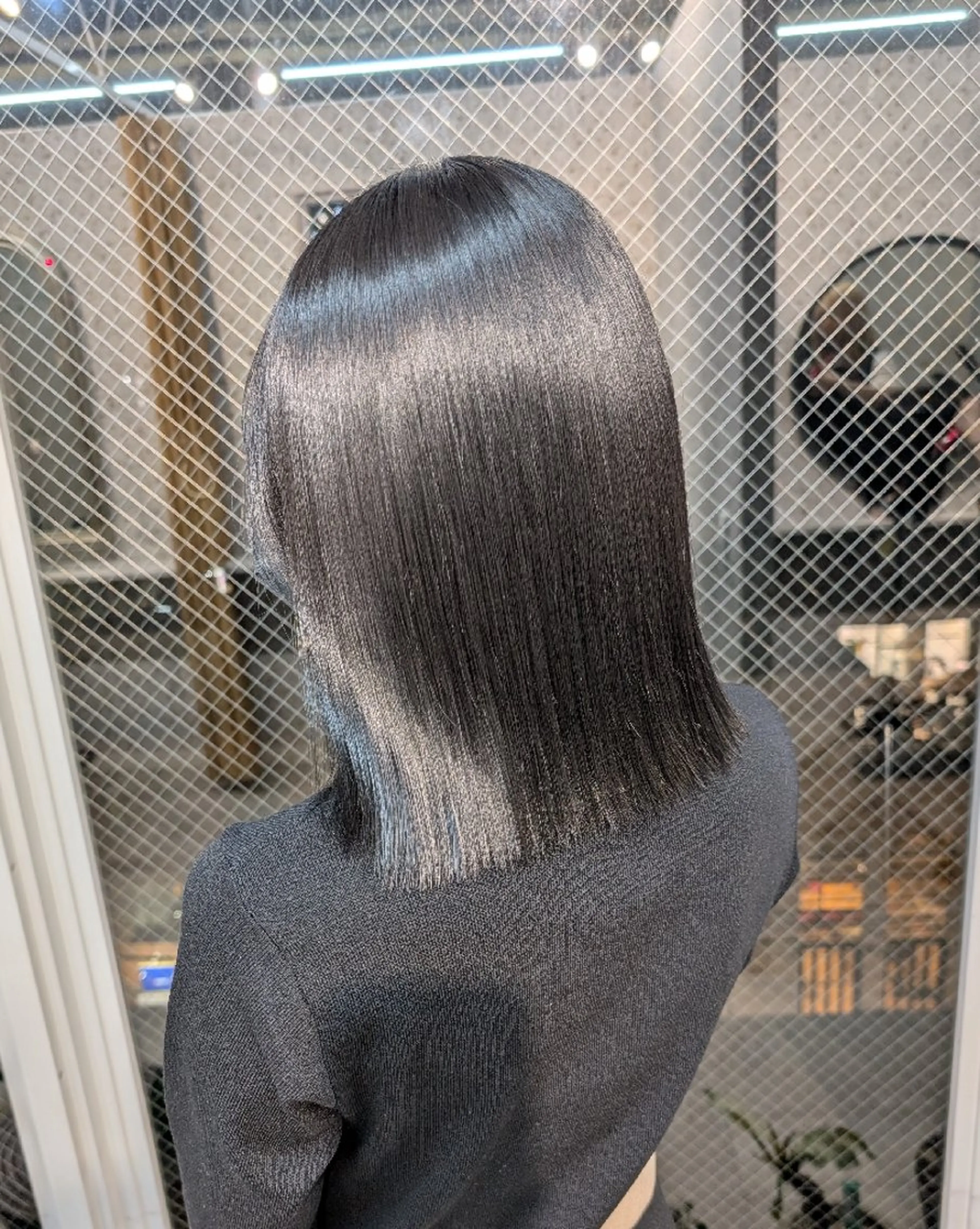 ミディアム 髪質改善 トリートメント カット トリートメント Mood hair salon所属・髪質改善.縮毛矯正 ×韓国ヘアyukiのヘアスタイル