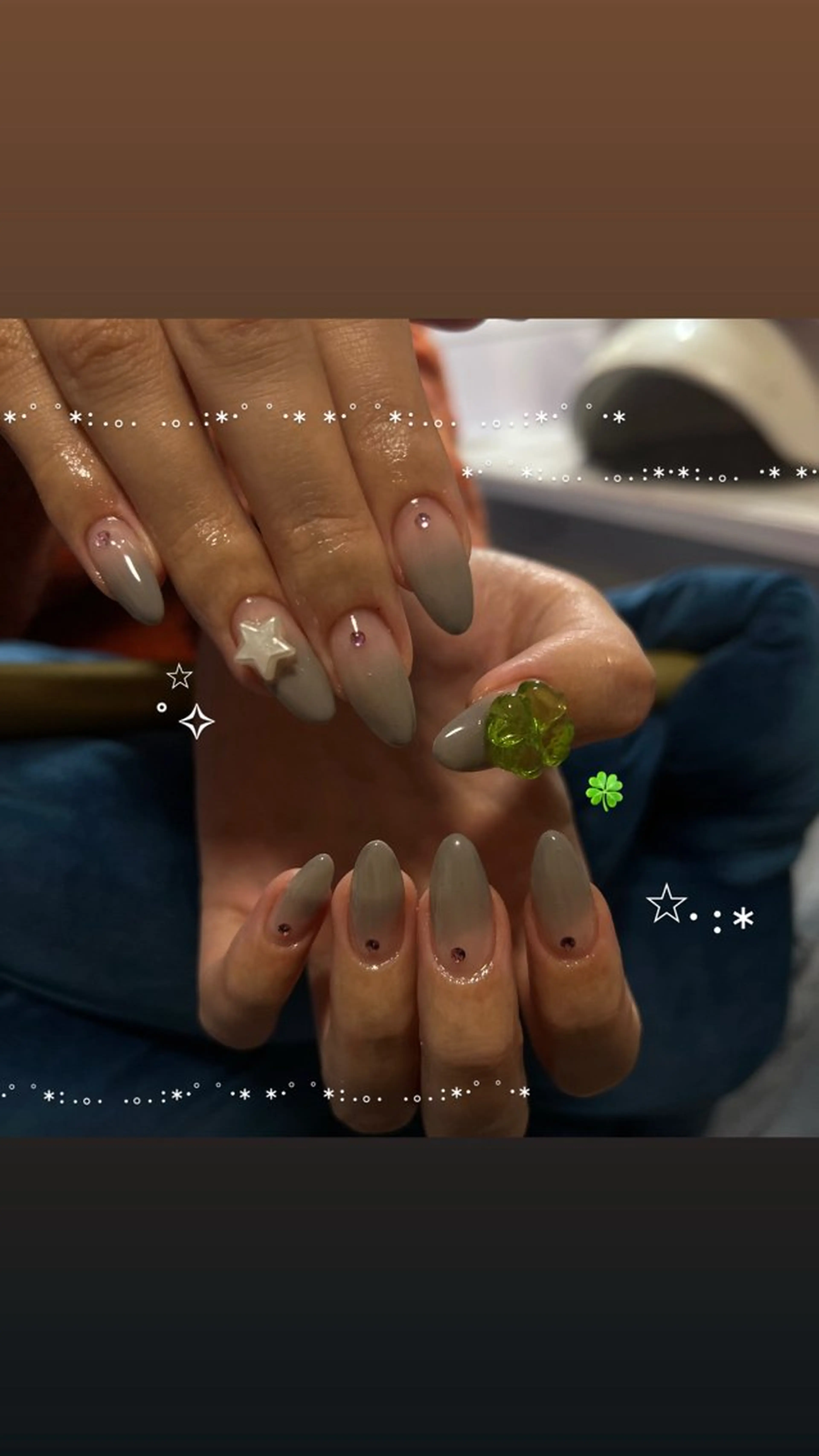 【ジェルオフ有】グラデーション💗の写真