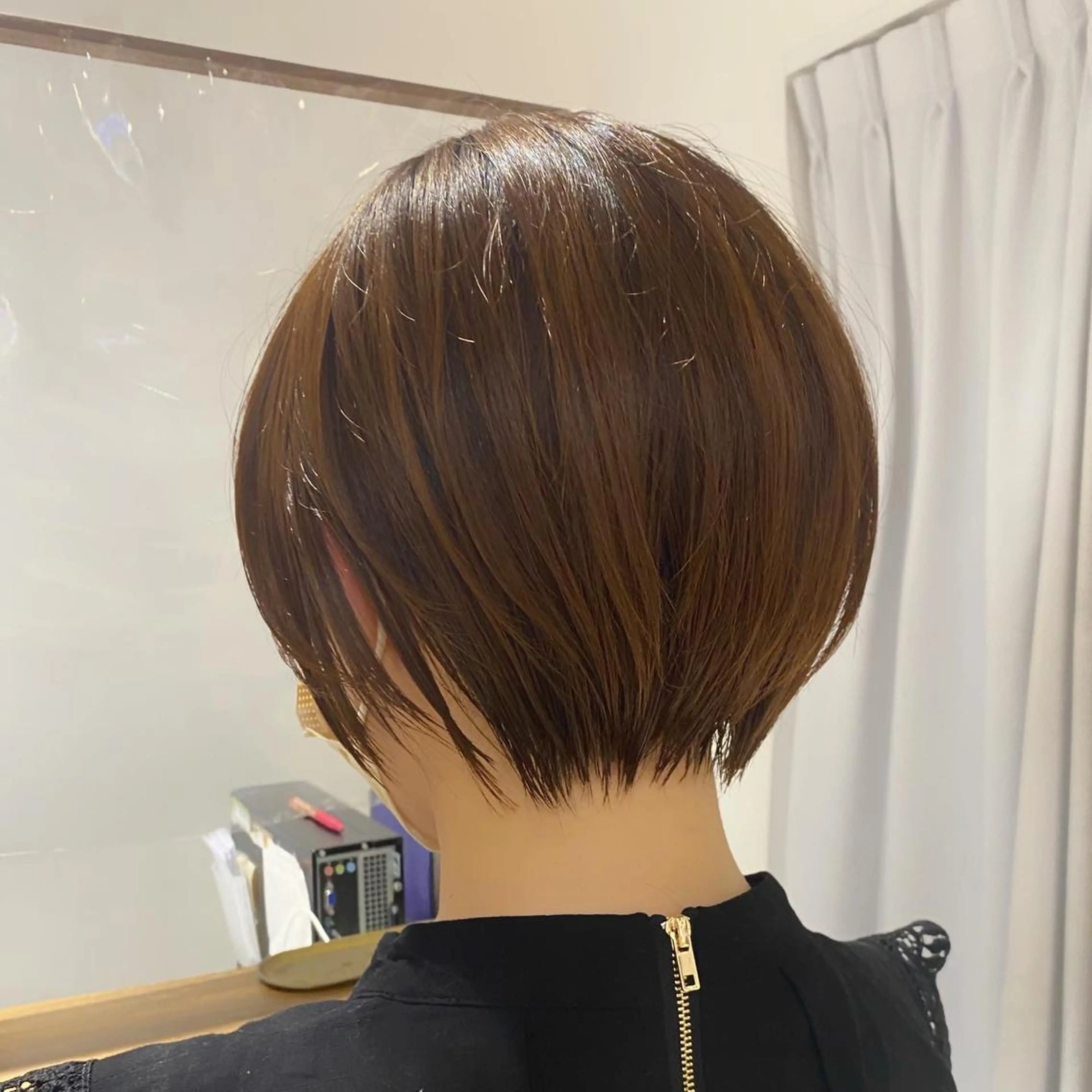 【ショート〜ボブ限定】小顔カット+ハイライト+イルミナカラー+2stepトリートメント¥19700→¥15400の写真