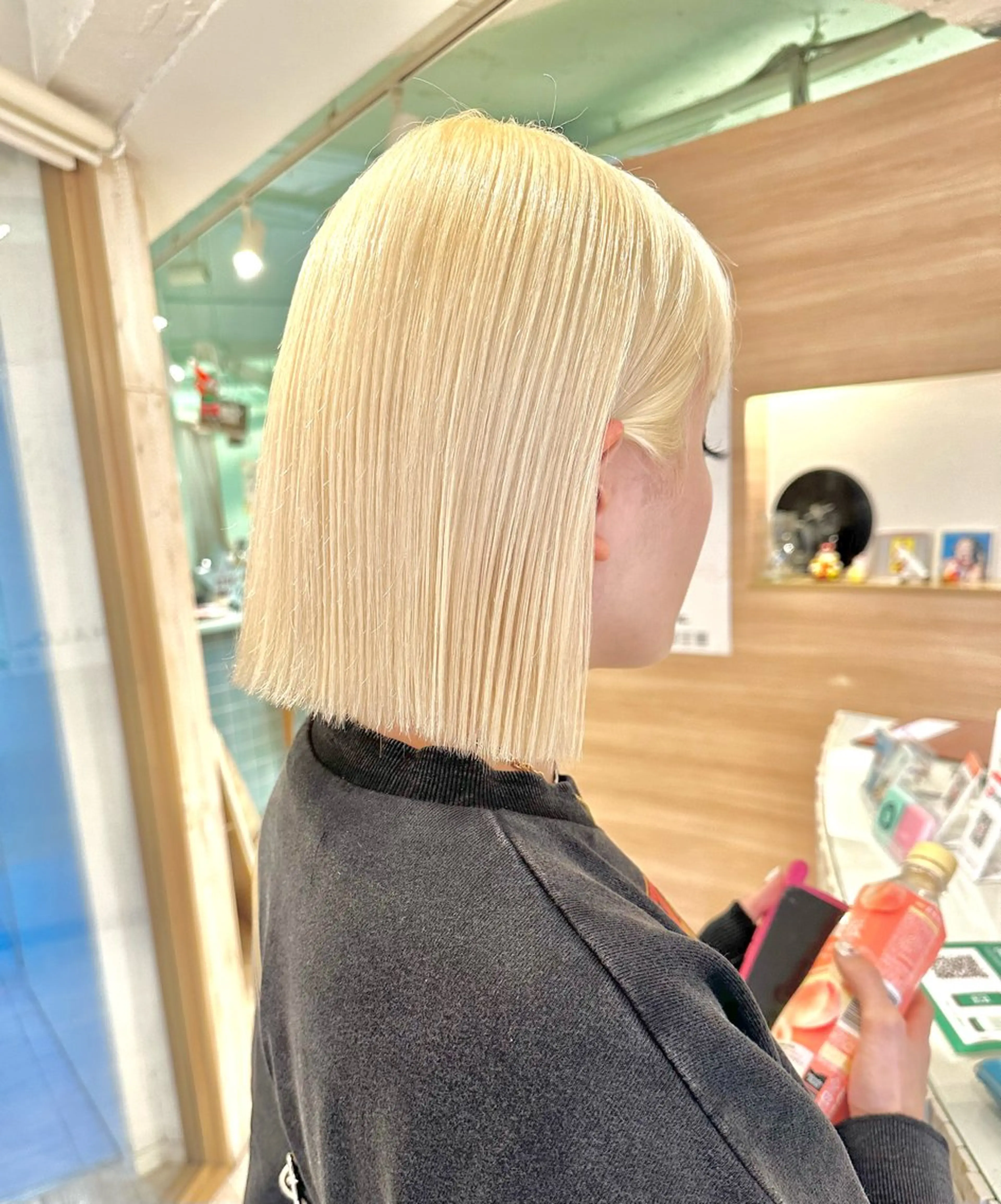 カラー ヘアカラー R 横浜【アール】所属・ハイトーン/韓国 ヘア　momo˚✧₊のヘアスタイル