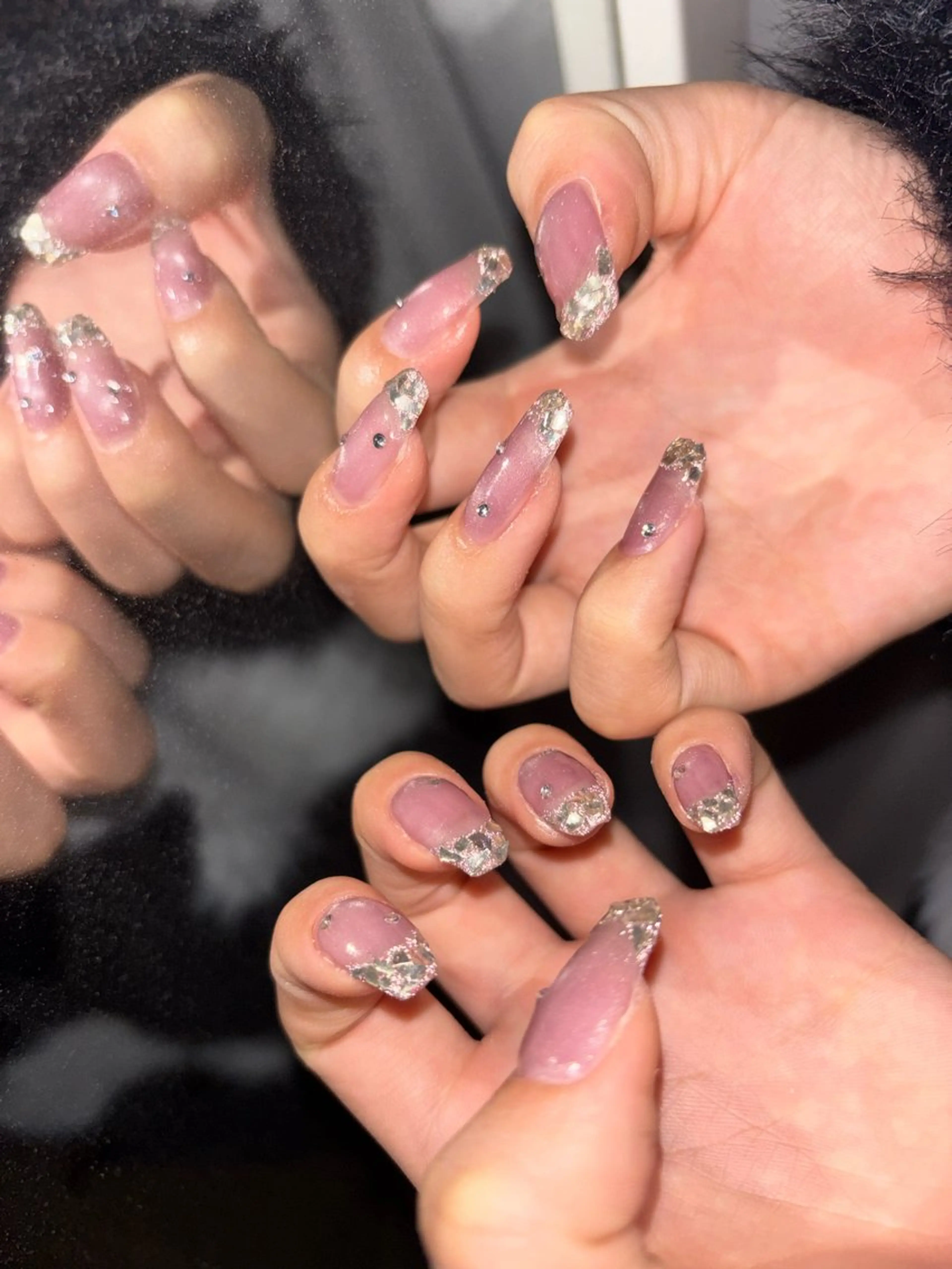 ネイル ハンドケア 川島 梨沙のネイルデザイン