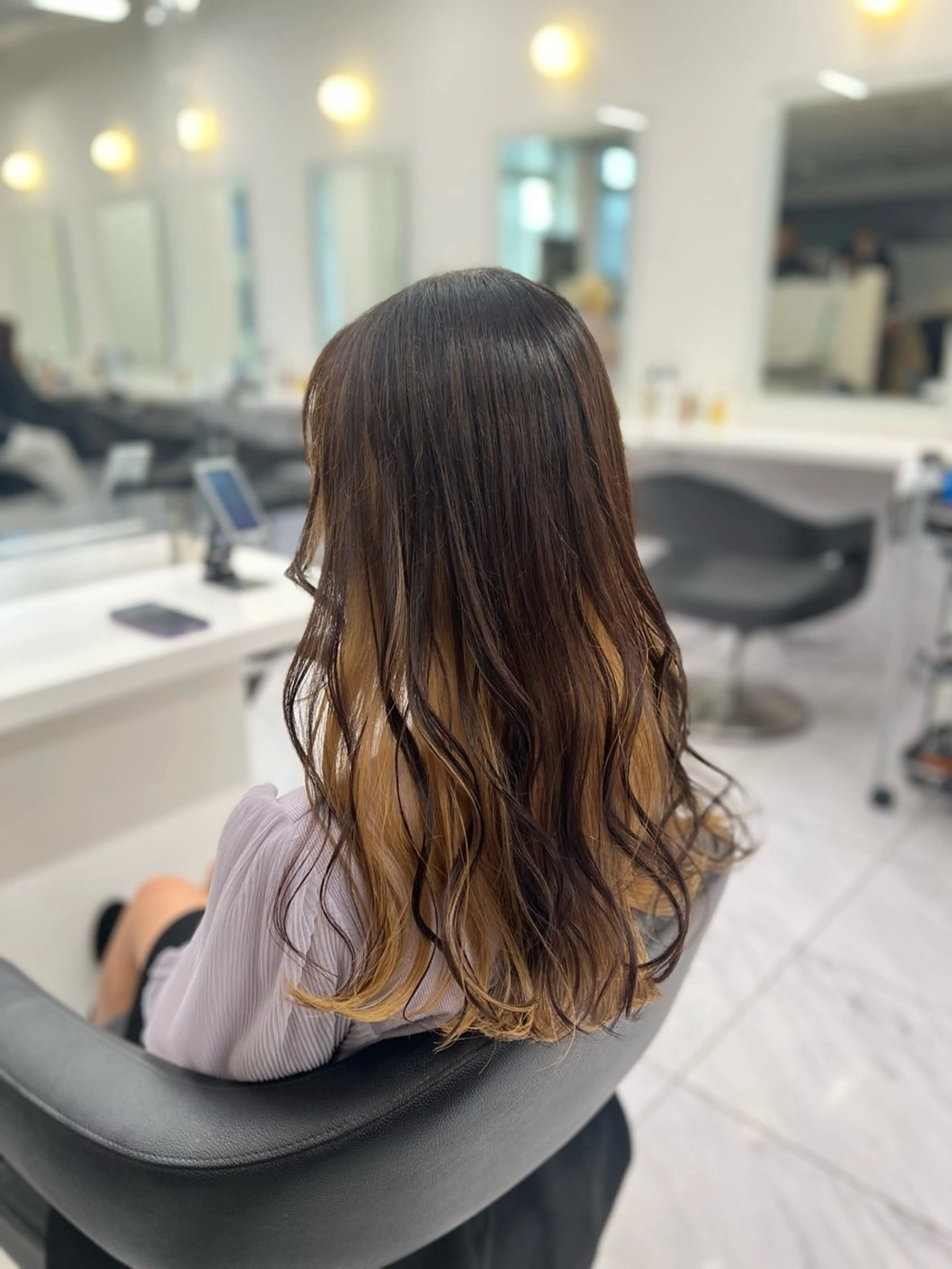 ロング カラー 韓国レイヤーカット /REIのヘアスタイル