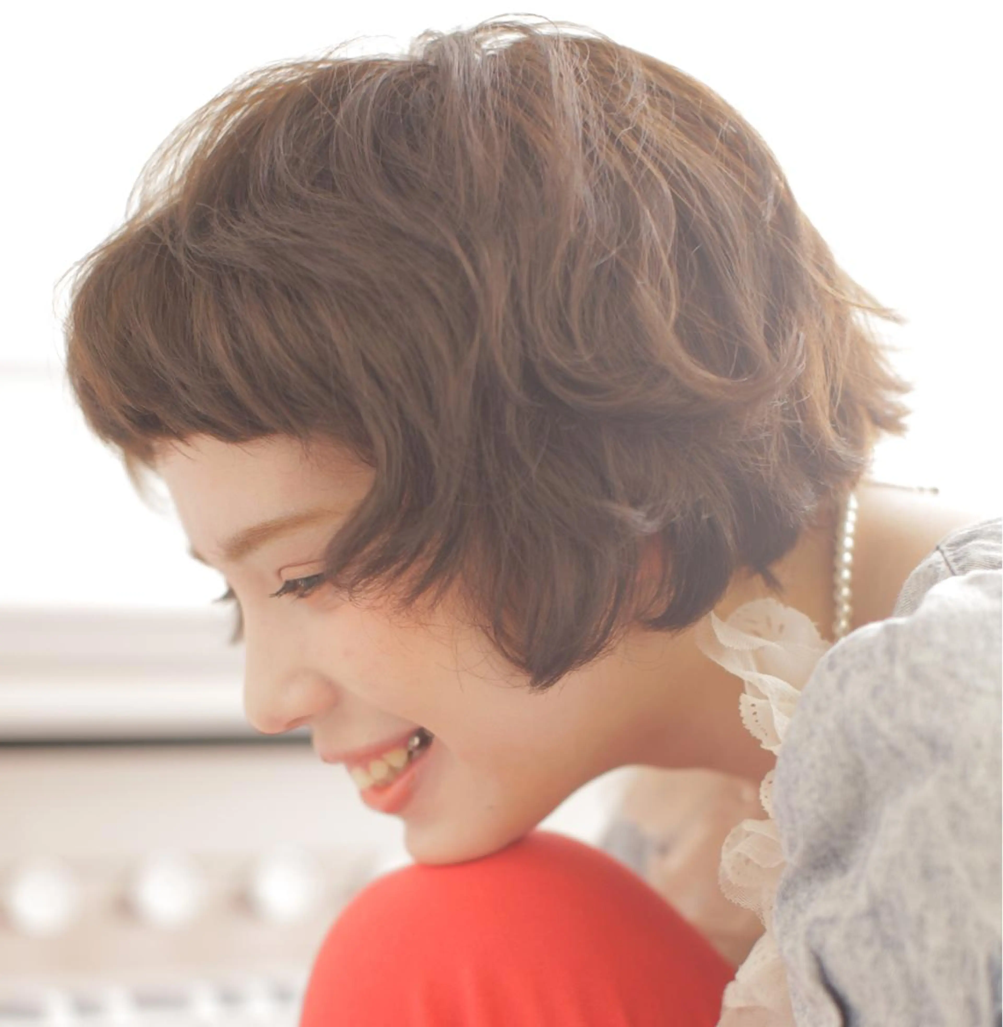 ショート カラー パーマ ヘアアレンジ ブリーチ デザインカット トリートメント 心斎橋 女性 スタイリスト  大阪のヘアスタイル