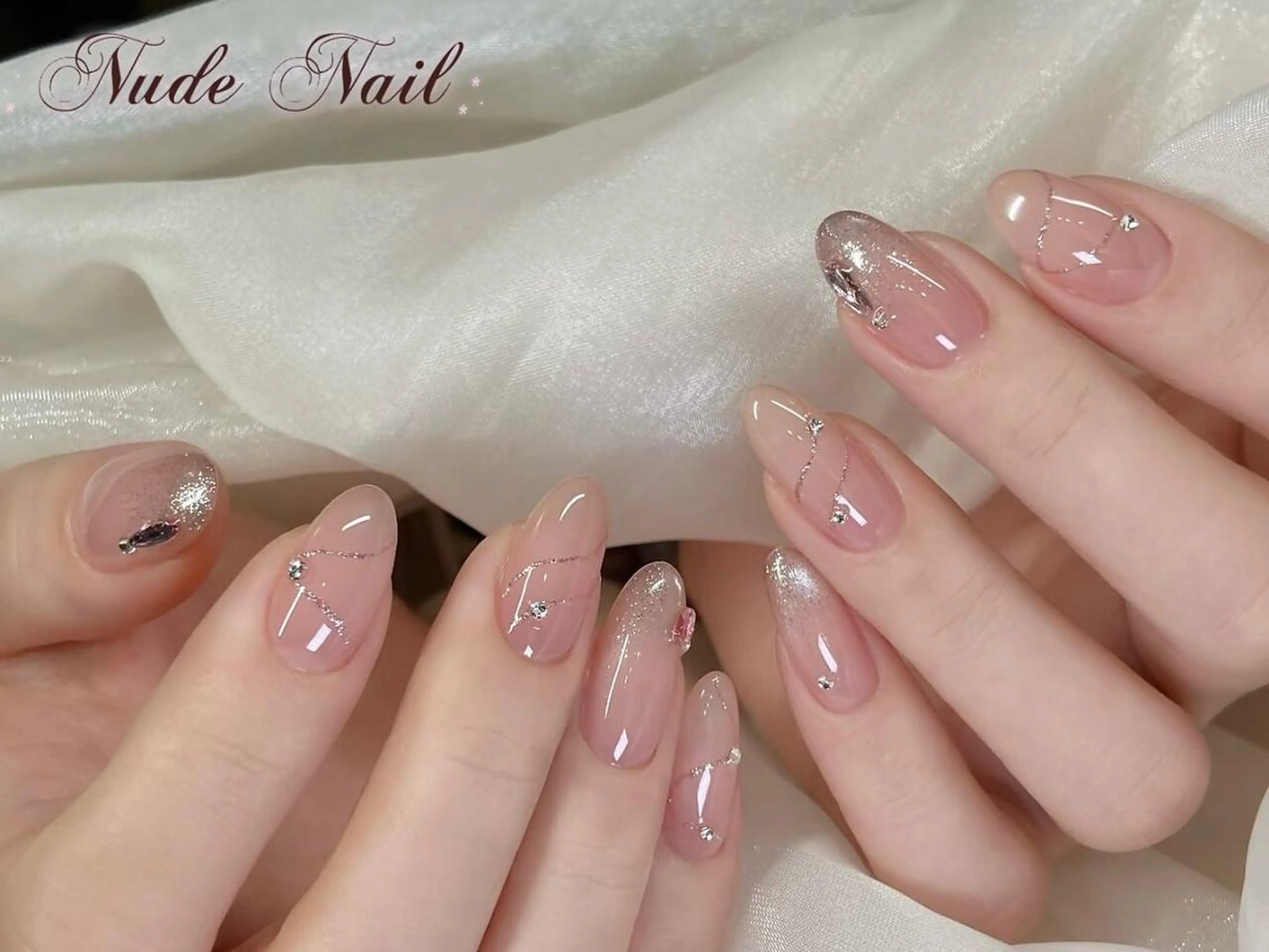 ネイル チークネイル 長さ出し フットネイル フレンチネイル ジェルネイル サカモト リナのネイルデザイン