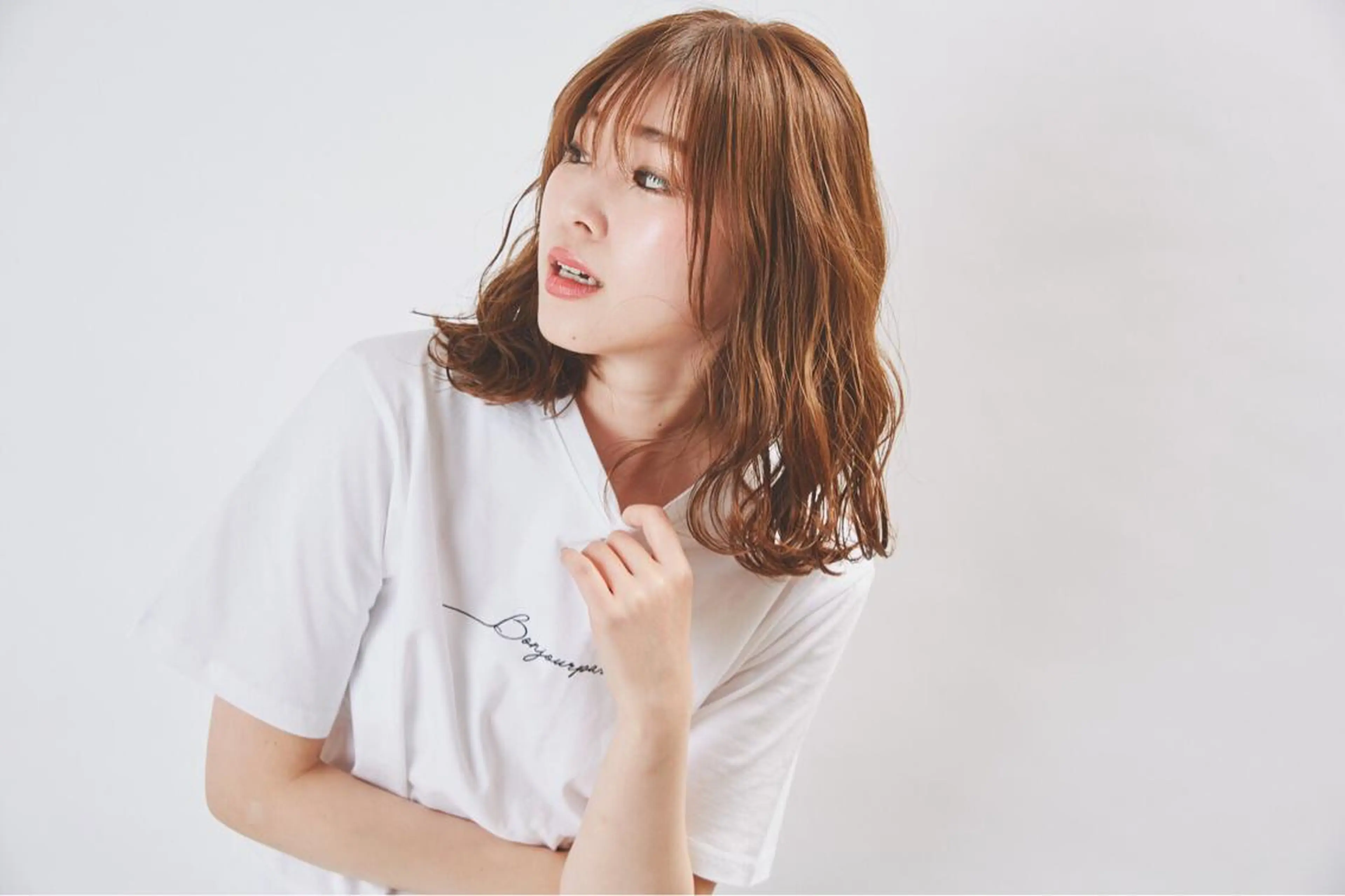 ミディアム カラー パーマ ヘアアレンジ メンズ キッズ ネイル マツエク・マツパ アティリー 西梅田のヘアスタイル