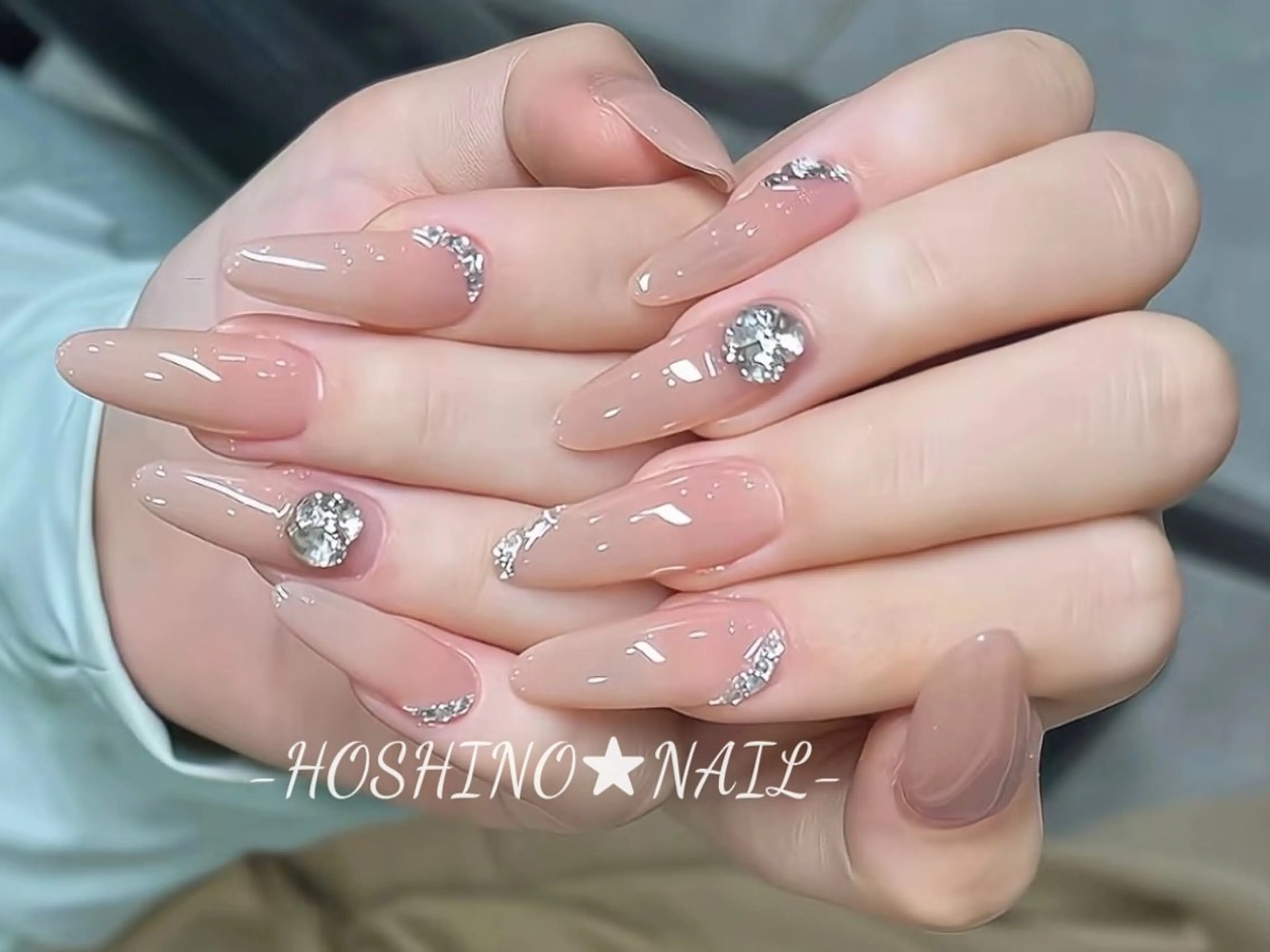 ネイル オーロラネイル チークネイル ドット フットネイル フレンチネイル ハンドネイル ★HOSHINO NAIL★新宿店のネイルデザイン