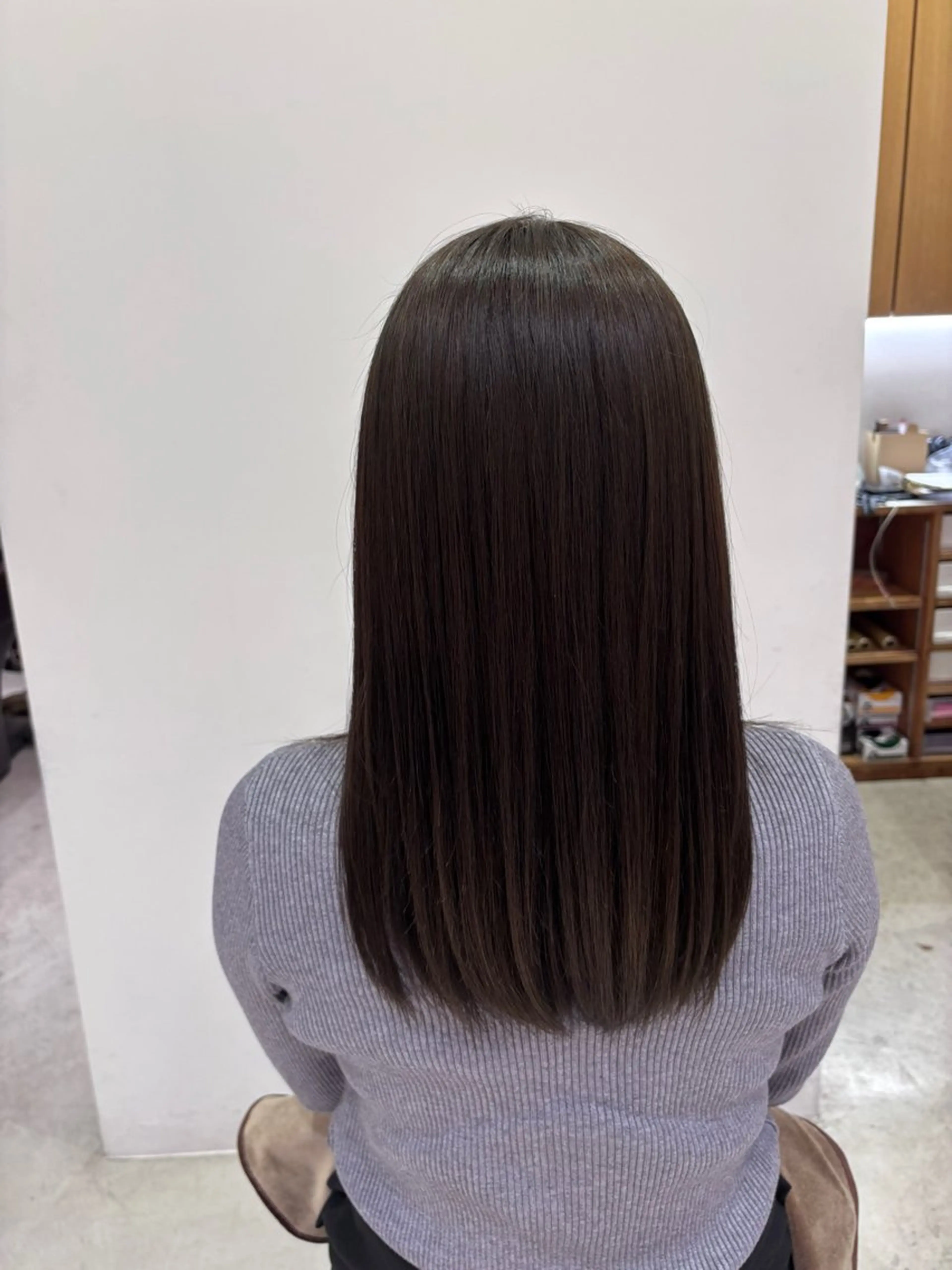 ロング カラー 西村 錬之介のヘアスタイル