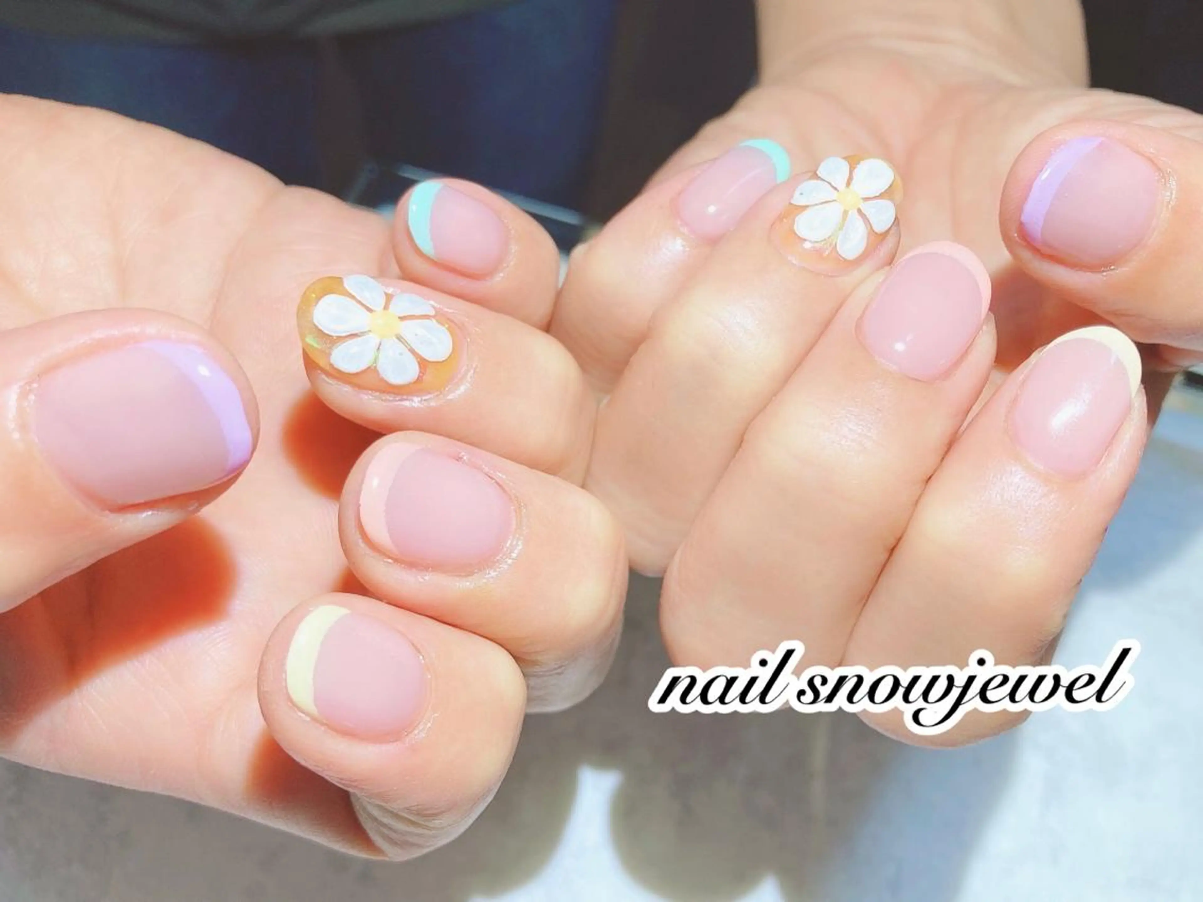 ネイル ハンドネイル nail snowjewelのネイルデザイン
