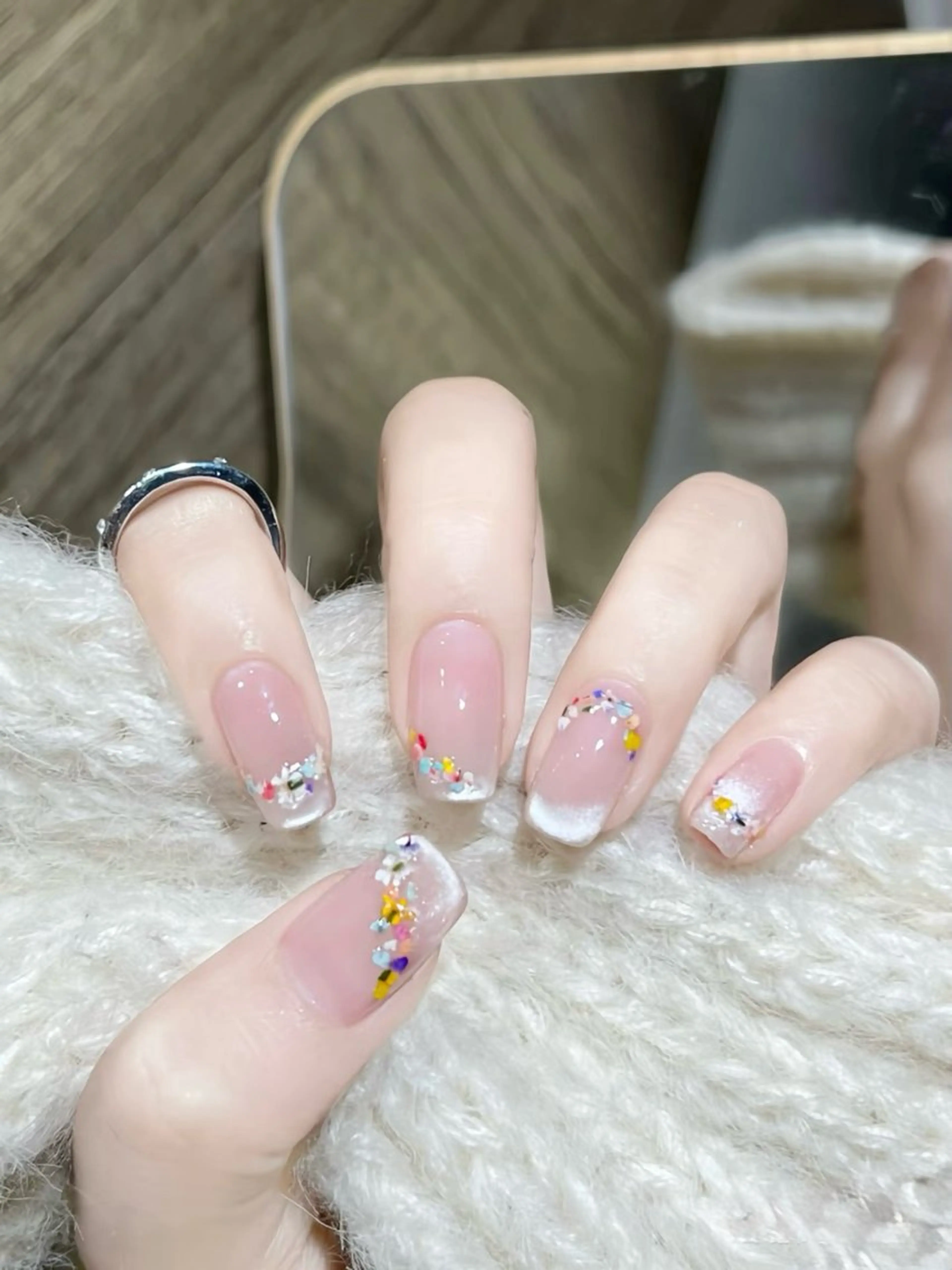 ネイル ハンドネイル 🩵Minmin nail salonのネイルデザイン