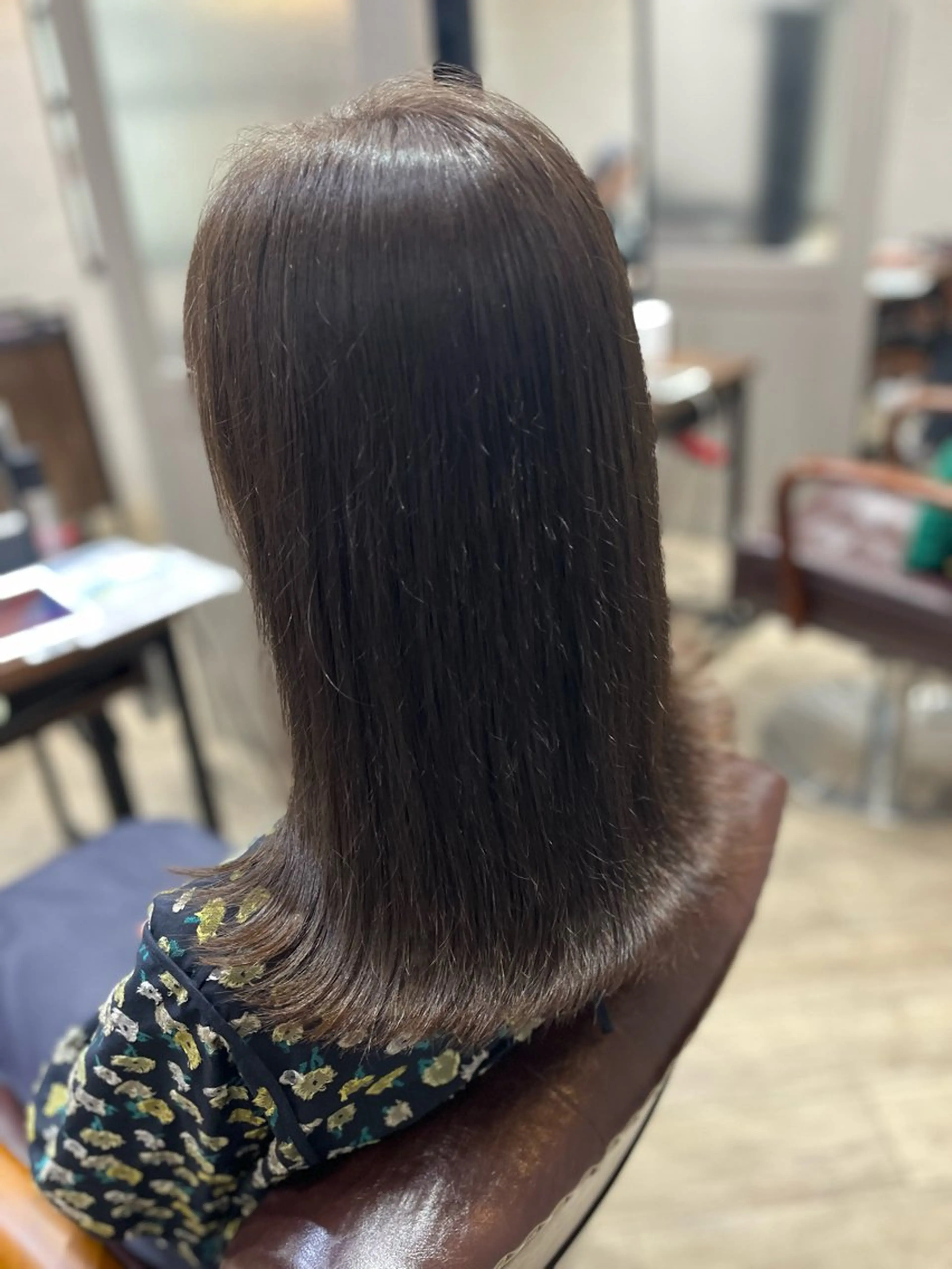 ミディアム カラー ブラウンカラー ナチュラルブラウン 🫧ぷる艶カラー🫧 Yuubi🦩のヘアスタイル