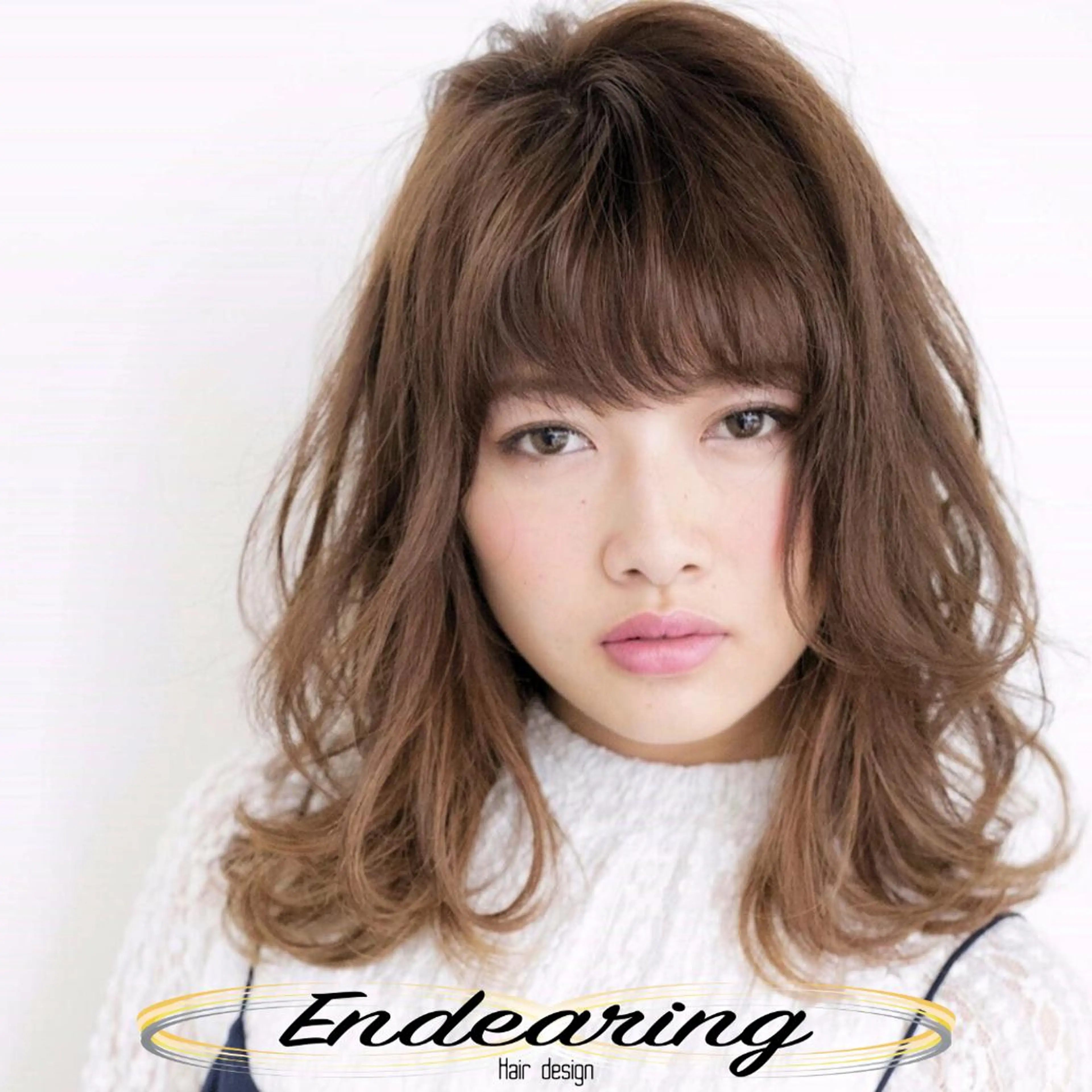 カラー ベージュカラー 透明感カラー カット ヘアカラー Endearing 銀座/レイヤーカットのヘアスタイル