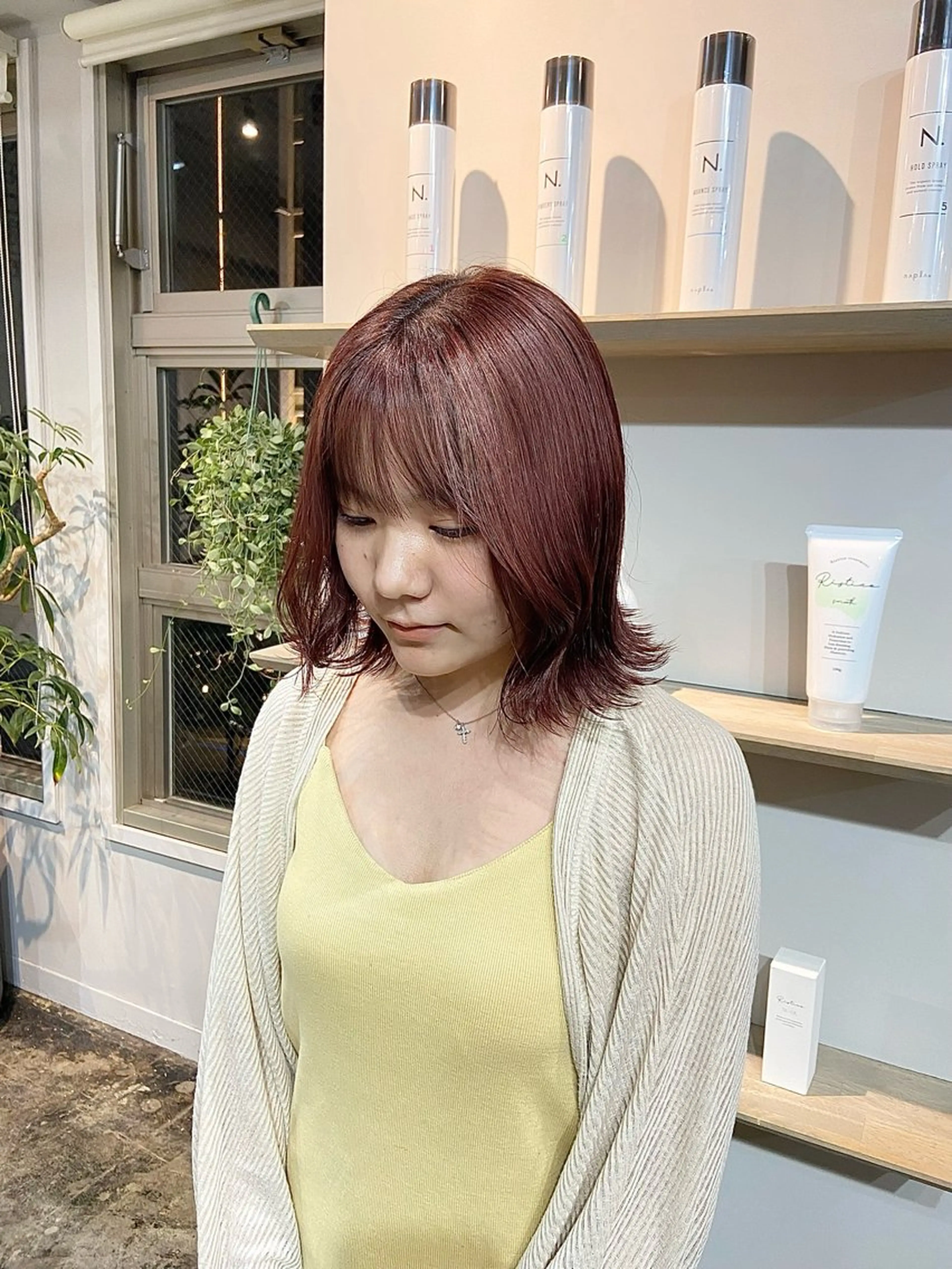 ロング 赤み消し/オリーブ /m a y aのヘアスタイル