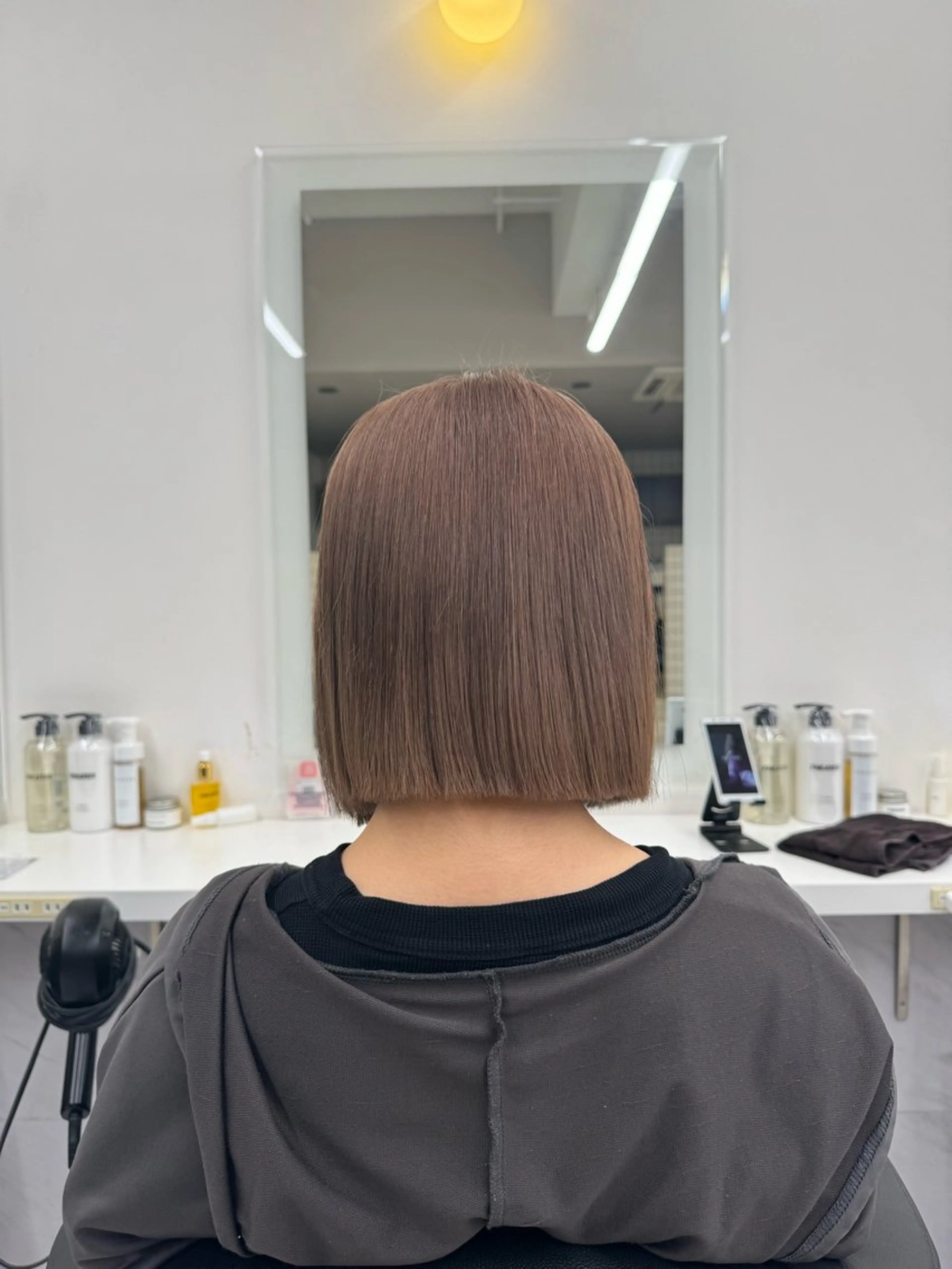 ショート カラー ヘアアレンジ flammeum所属・ハイトーン/ボブ /misakiのヘアスタイル