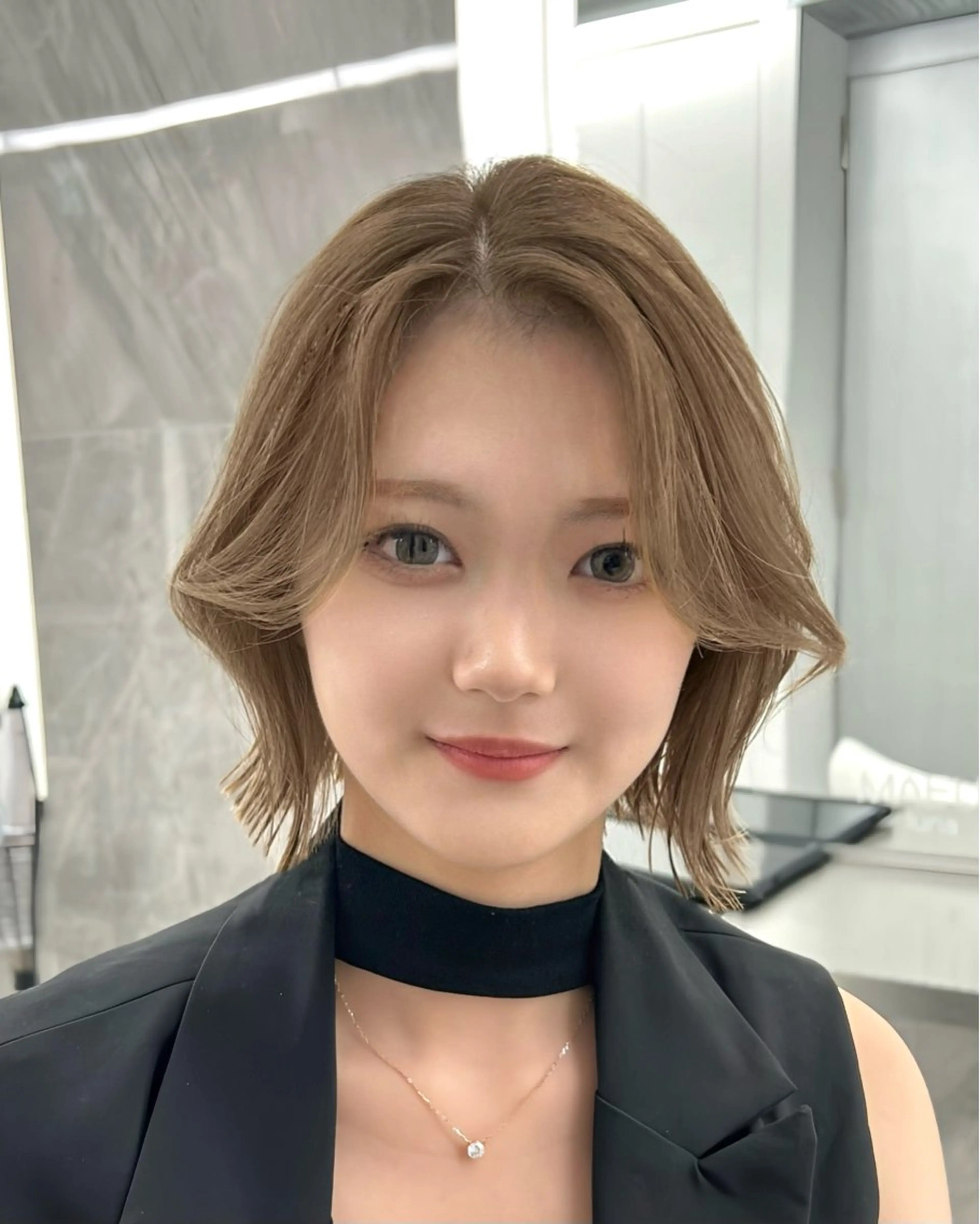 ショート カット トリートメント 韓国顔まわり/前髪 /レイヤー/いつきのヘアスタイル