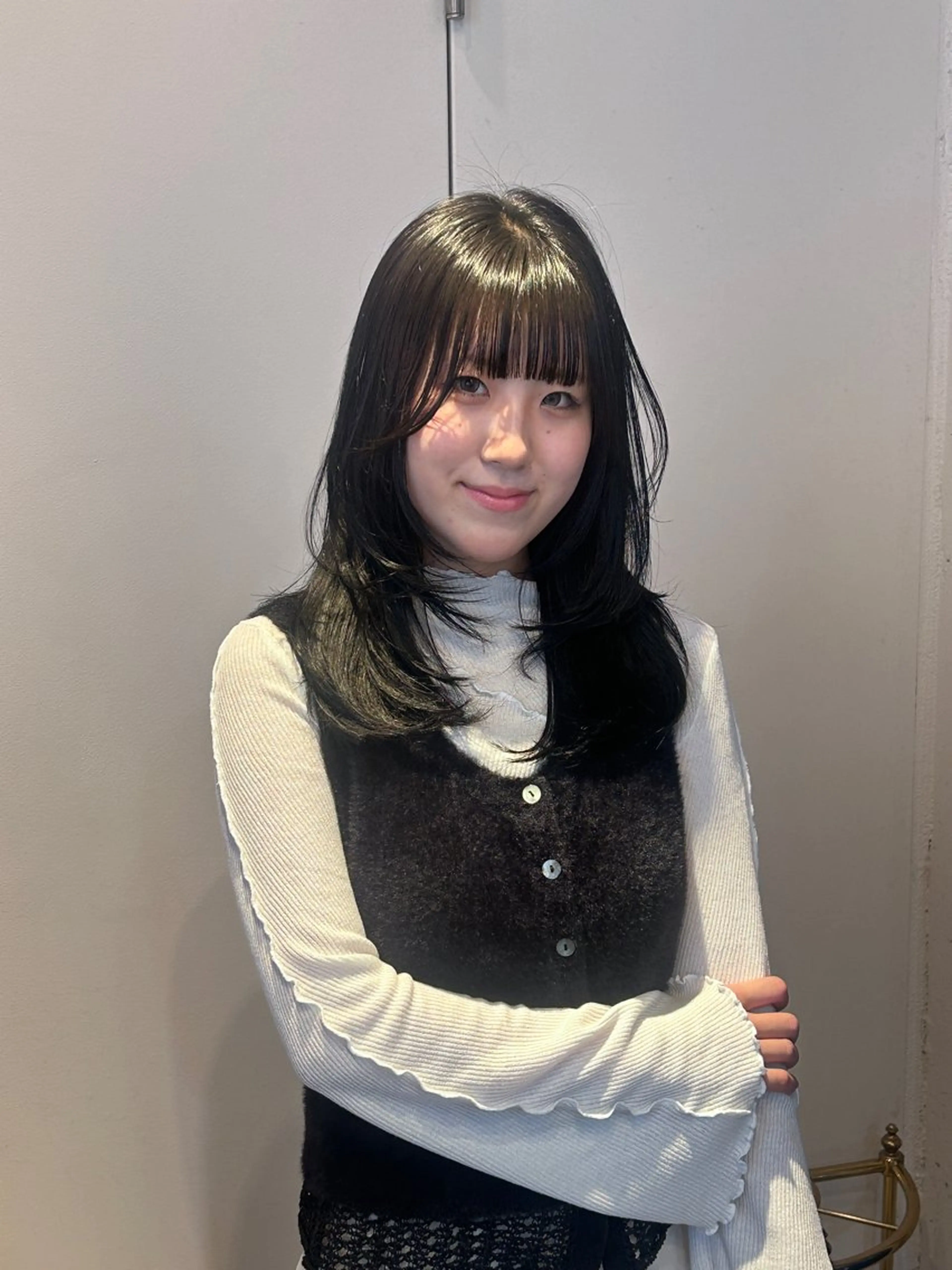 ミディアム カラー カット ヘアカラー トリートメント ナチュラル大人っぽい スタイル　MAORIのヘアスタイル