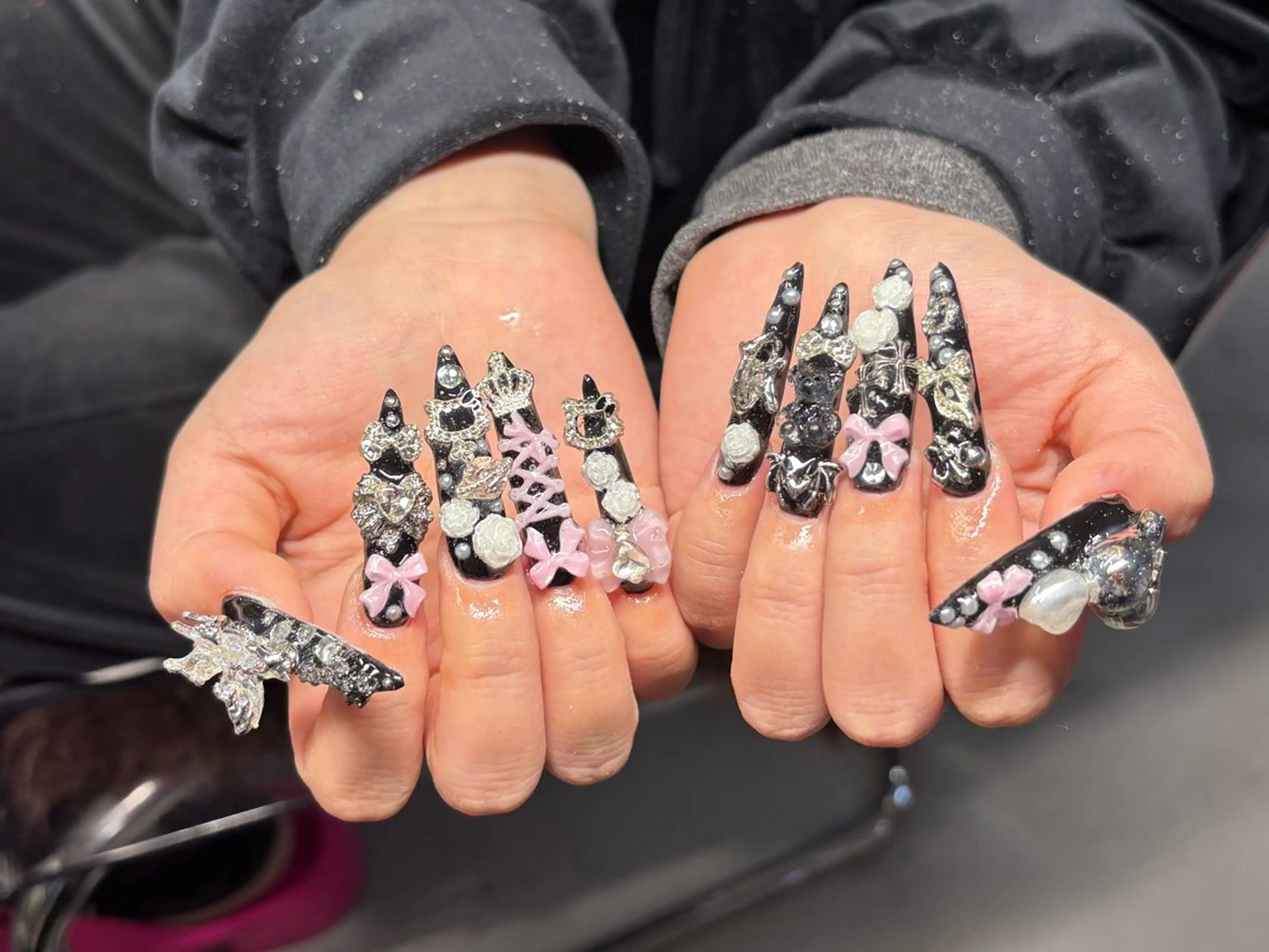 ネイル ハンドネイル 渋谷T&B ロング ネイル/ユキ🤎のネイルデザイン