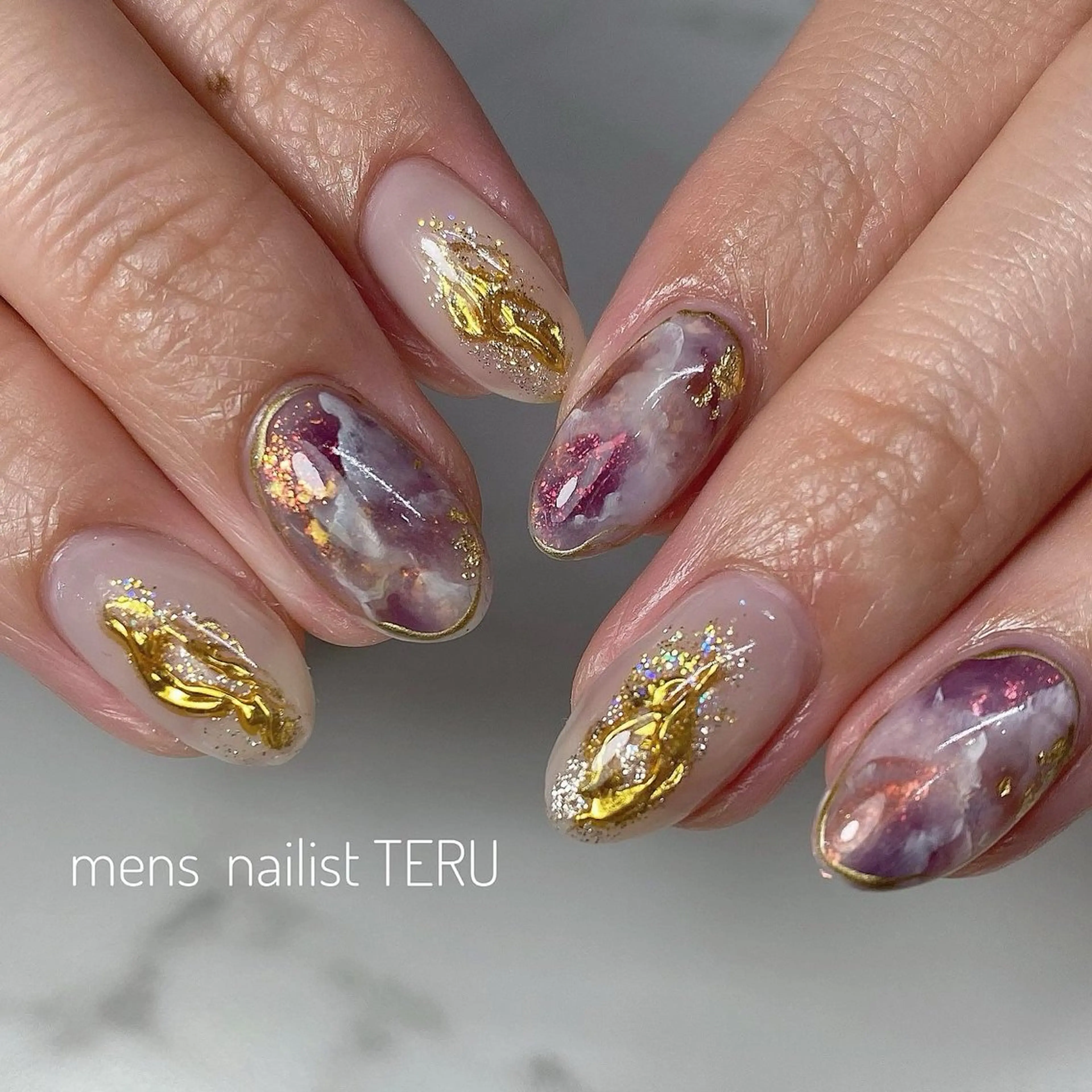 ネイル メンズネイル ニュアンスネイル nail salon ETERNAL所属・nailsalon ETERNALのネイルデザイン