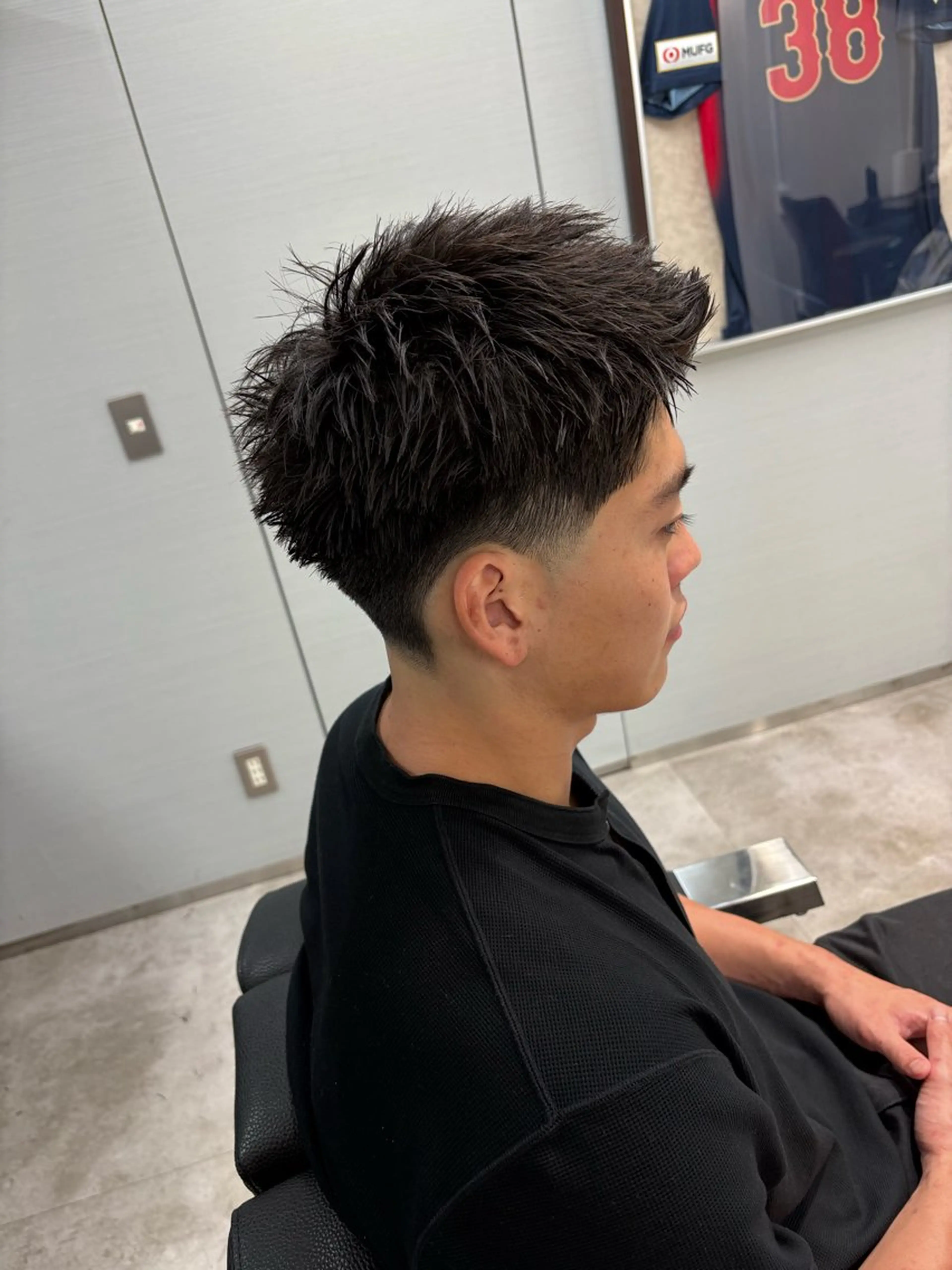 ショート パーマ メンズ カット INTRO SHIBUYA by Fi-Ne所属・💈メンズフェード 特化DAIYA💈のヘアスタイル