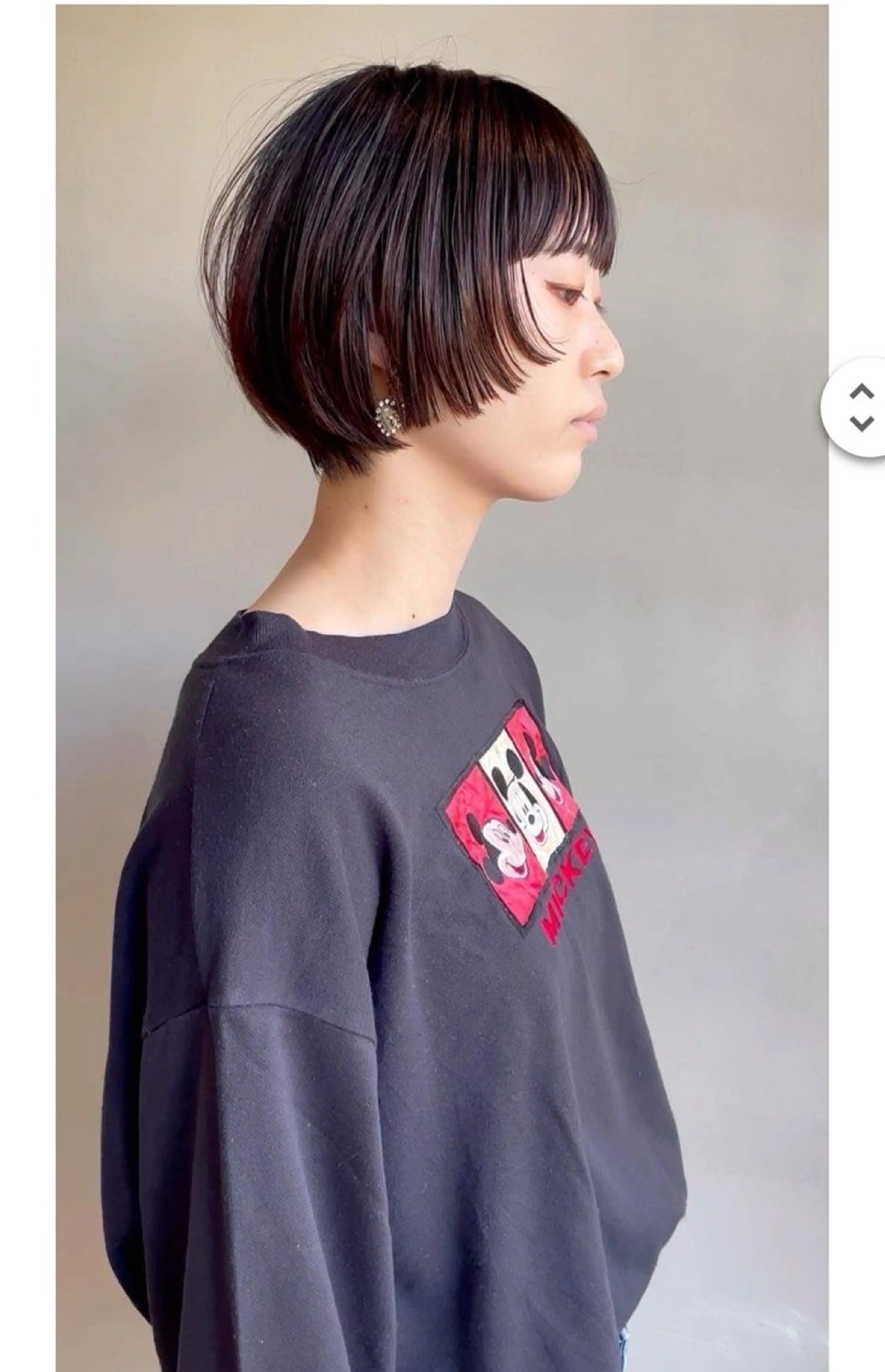 ショート 加藤木麻彩 NEROのヘアスタイル