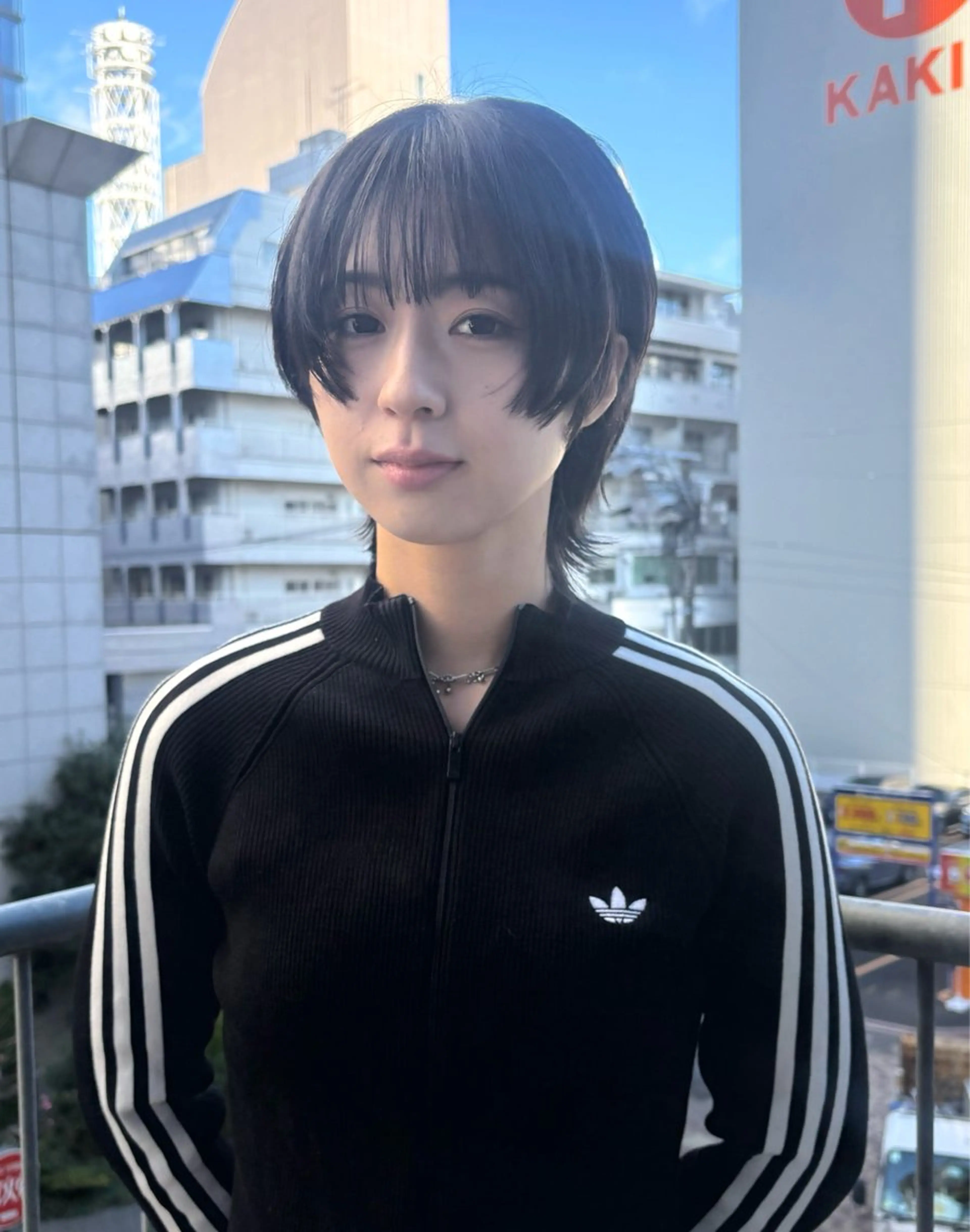 ショート ウルフカット カット ゆい/パーマ/レイヤ ー/似合わせカラーのヘアスタイル