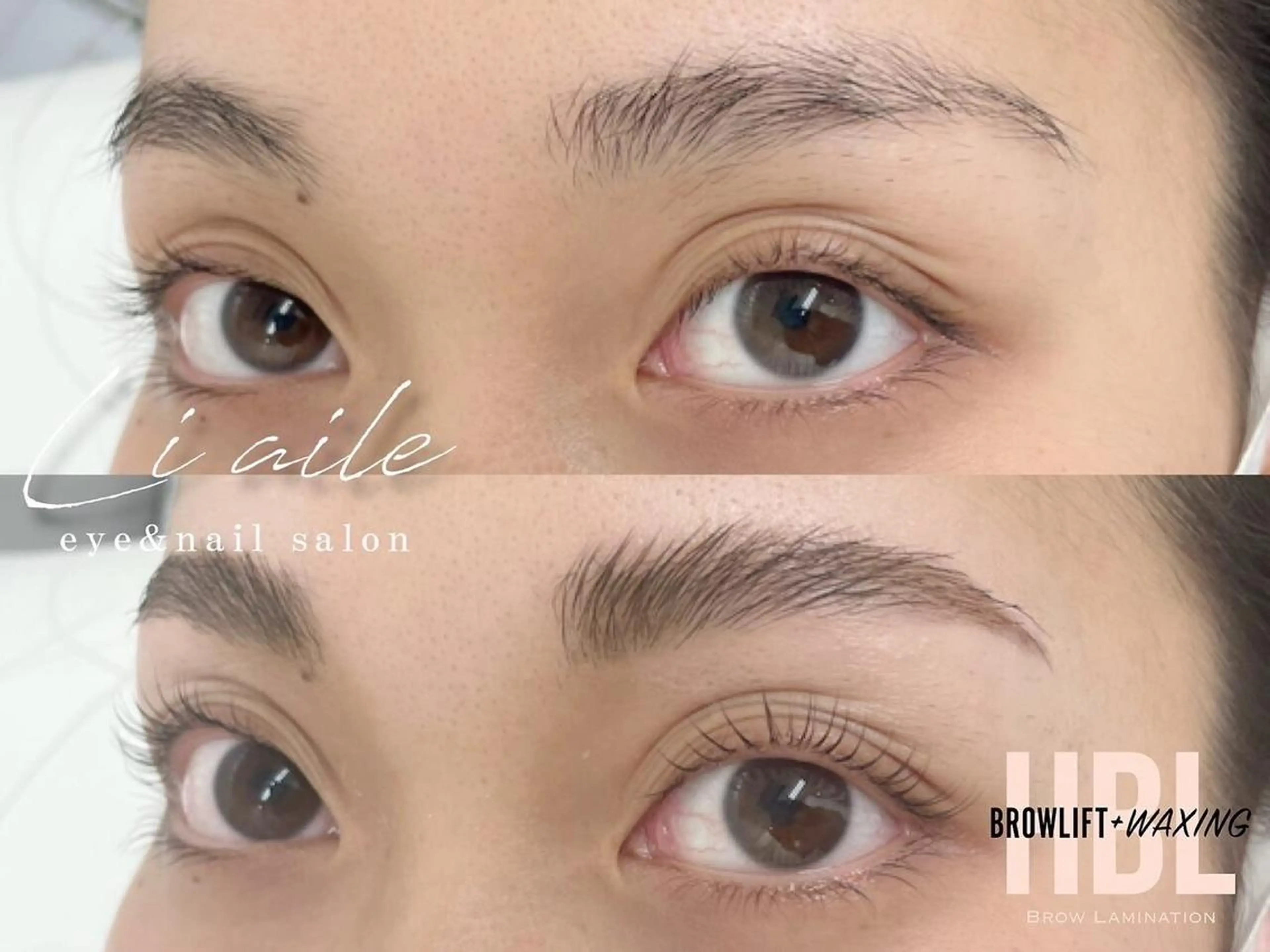 アイブロウ ハリウッドブロウリフト Li aile - eye&nailsalon -所属・Li aile 【リエル】上本町店のネイルデザイン