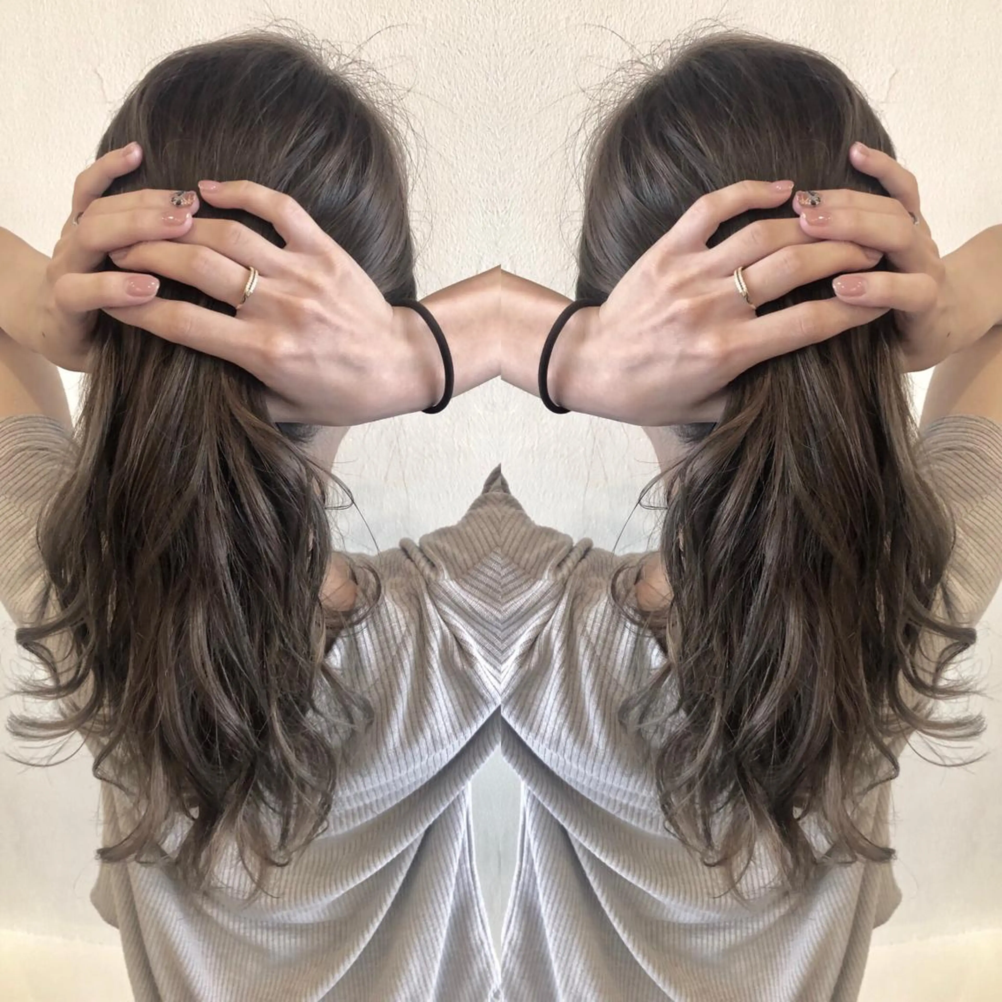 セミロング カラー ヘアカラー Hair make VERDA所属・宮下 耕平のヘアスタイル