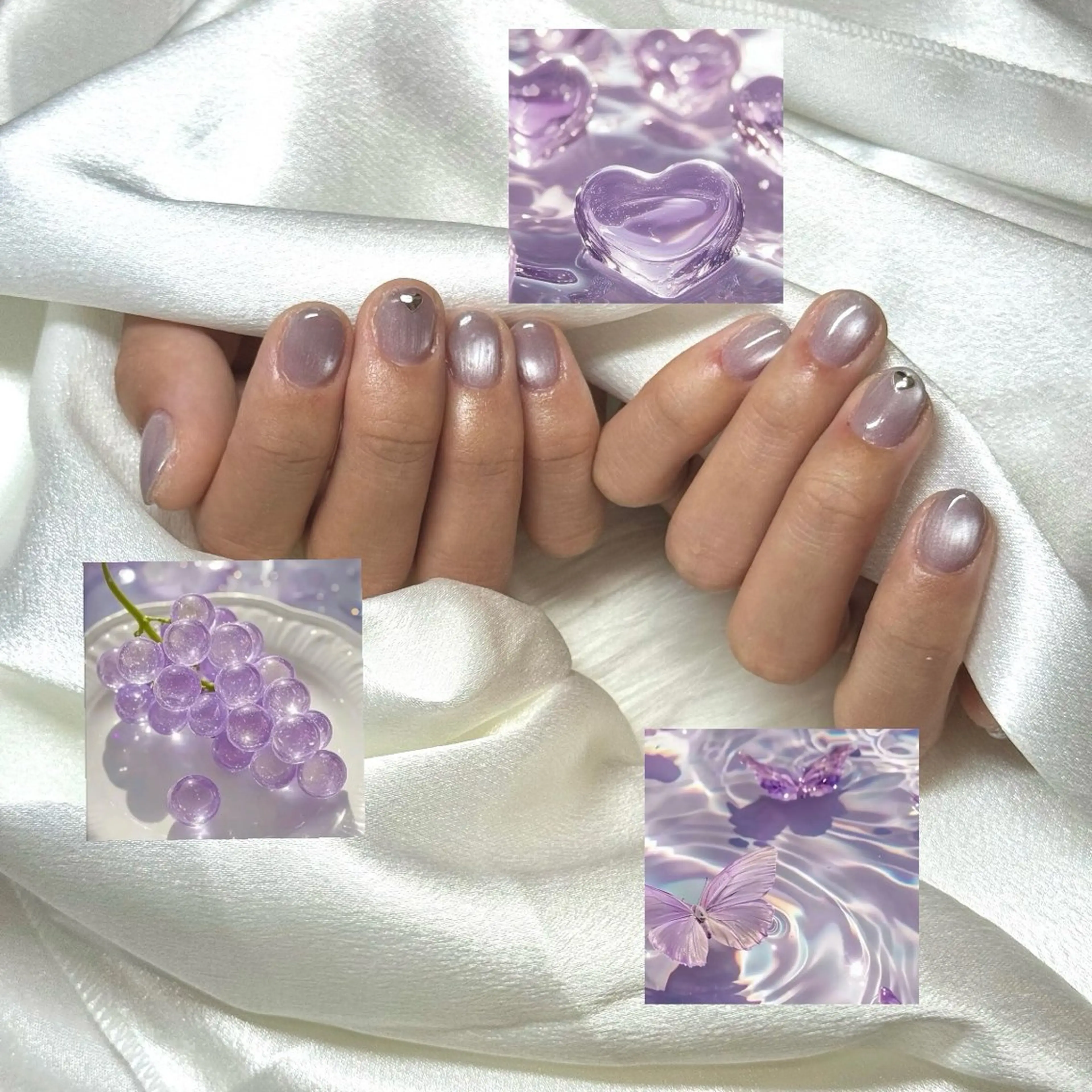 ネイル マグネットネイル ハンドネイル やなじ 🦊🦋のネイルデザイン