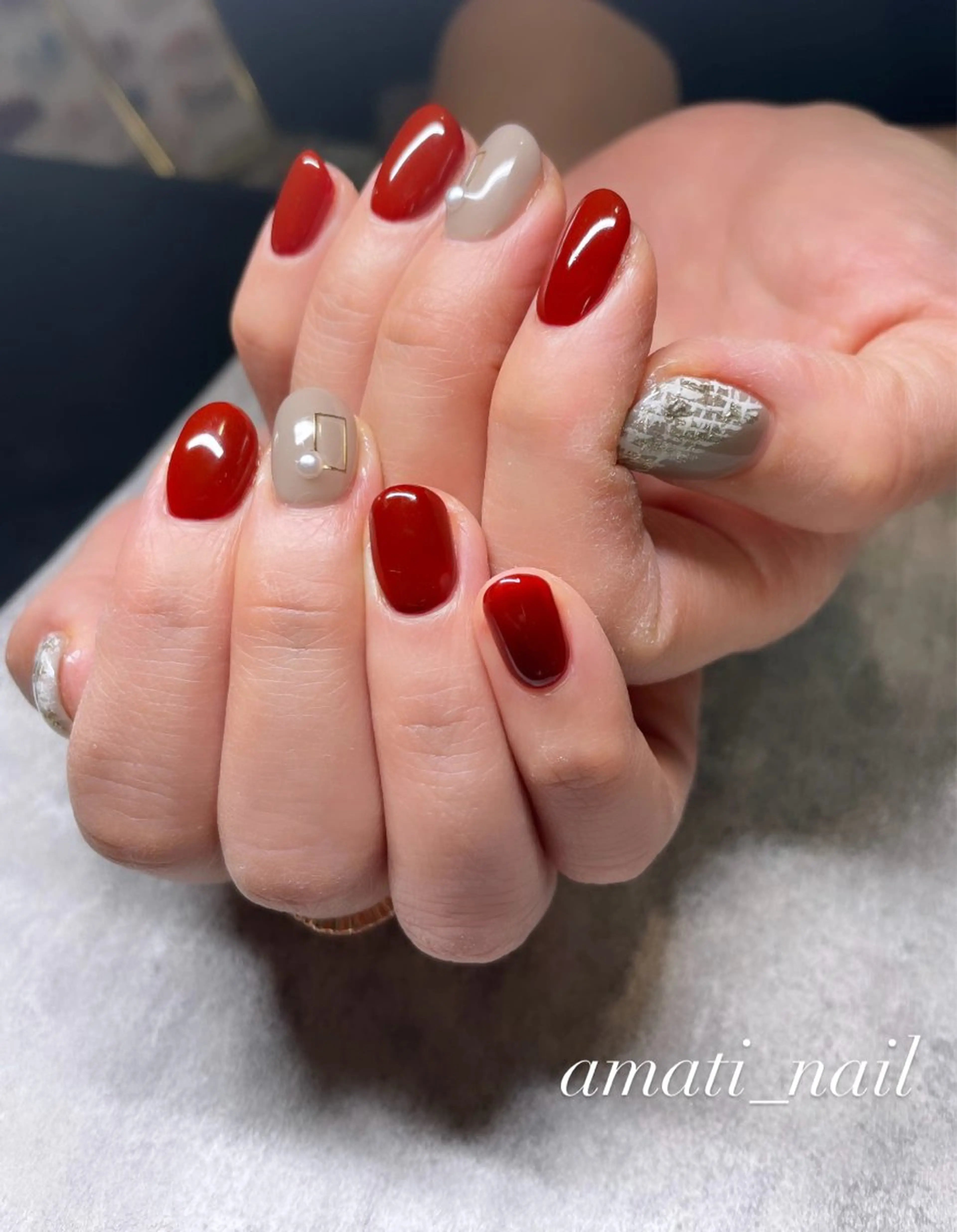 ネイル フットネイル ジェルネイル マグネットネイル ミラーネイル ニュアンスネイル ハンドネイル amati_nail TAKAKOのネイルデザイン