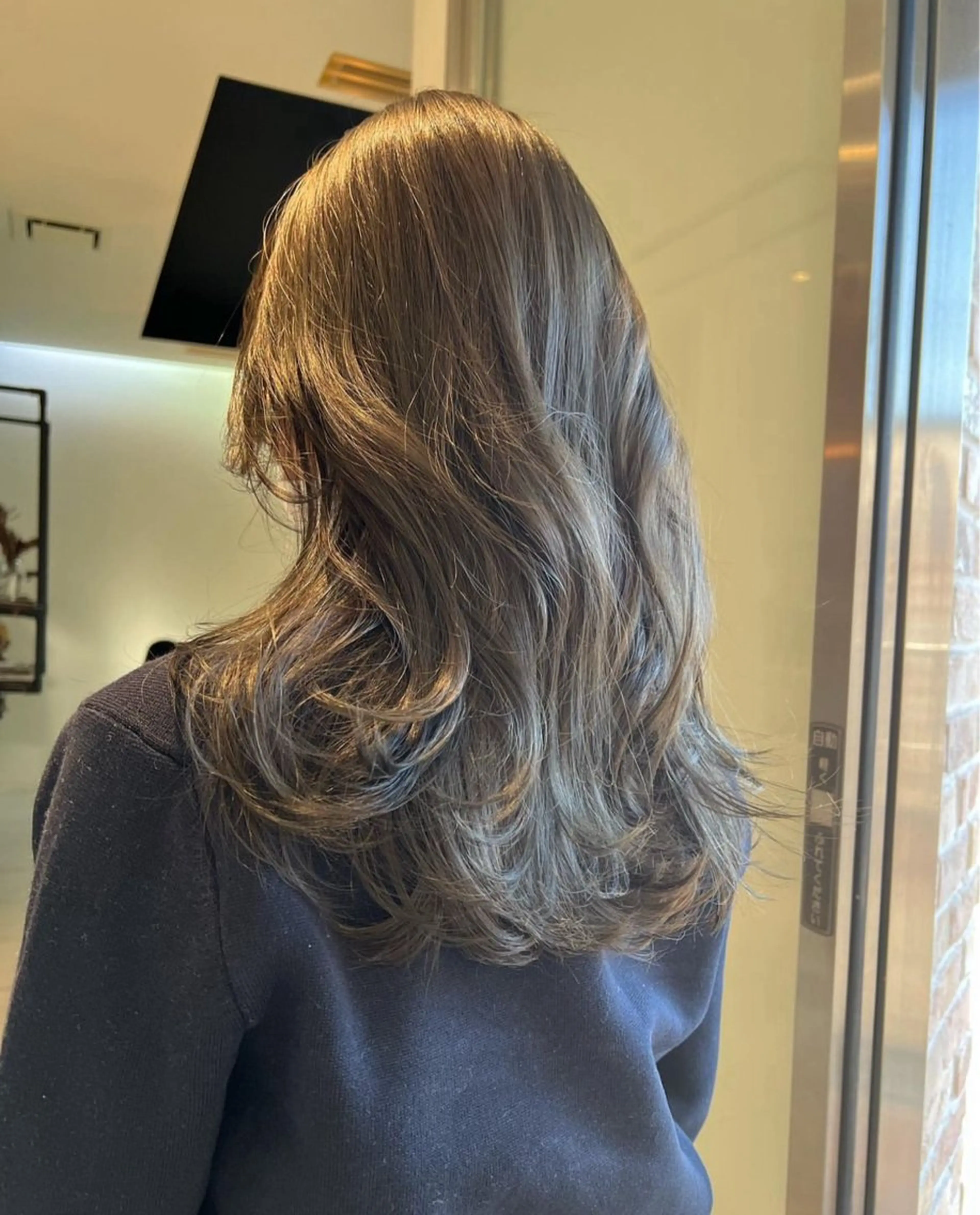 ロング ヘアカラー ハイトーン/ 髪質改善/ヒロタリカのヘアスタイル