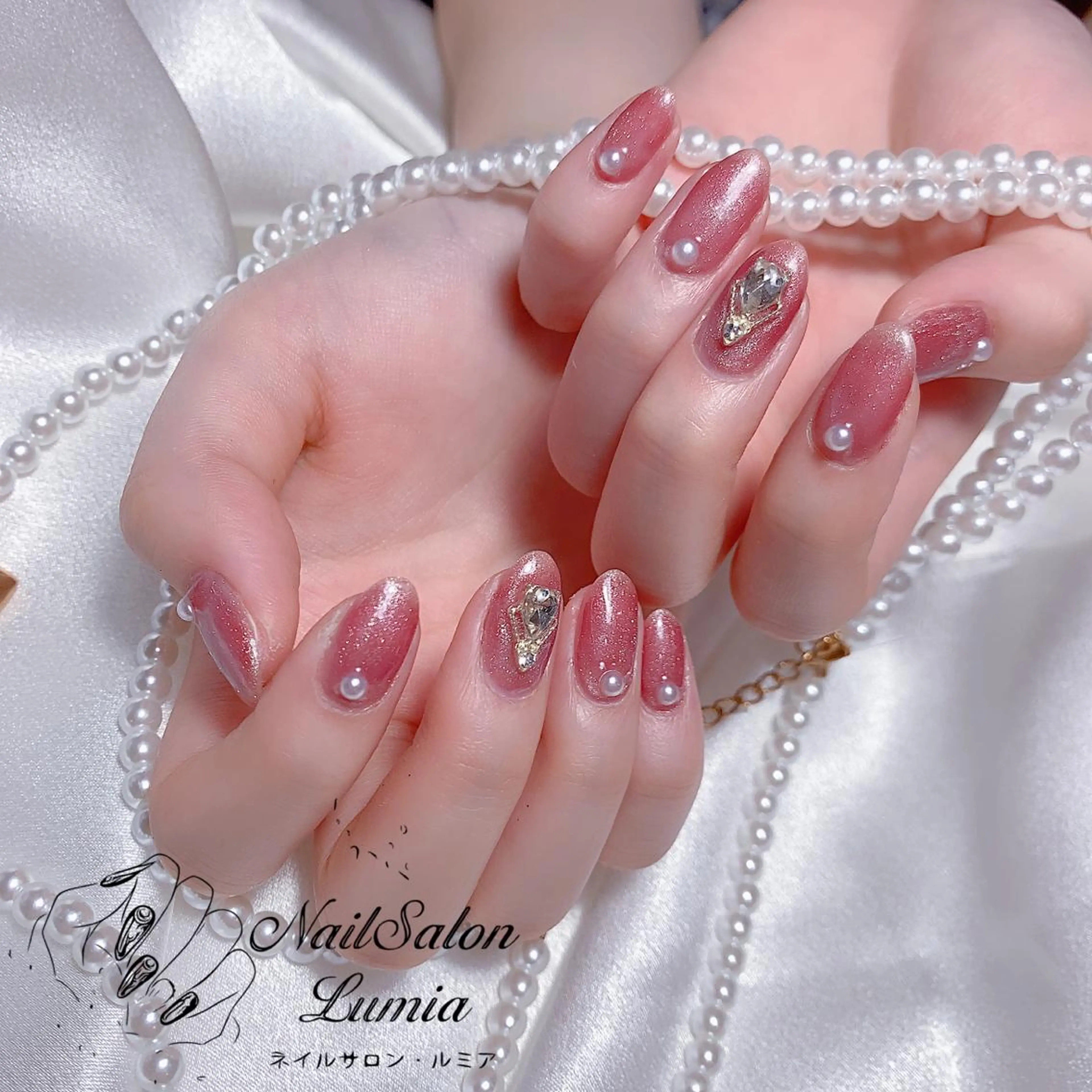 ネイル ハンドネイル ネイルサロン ルミア Lumia 店長のネイルデザイン