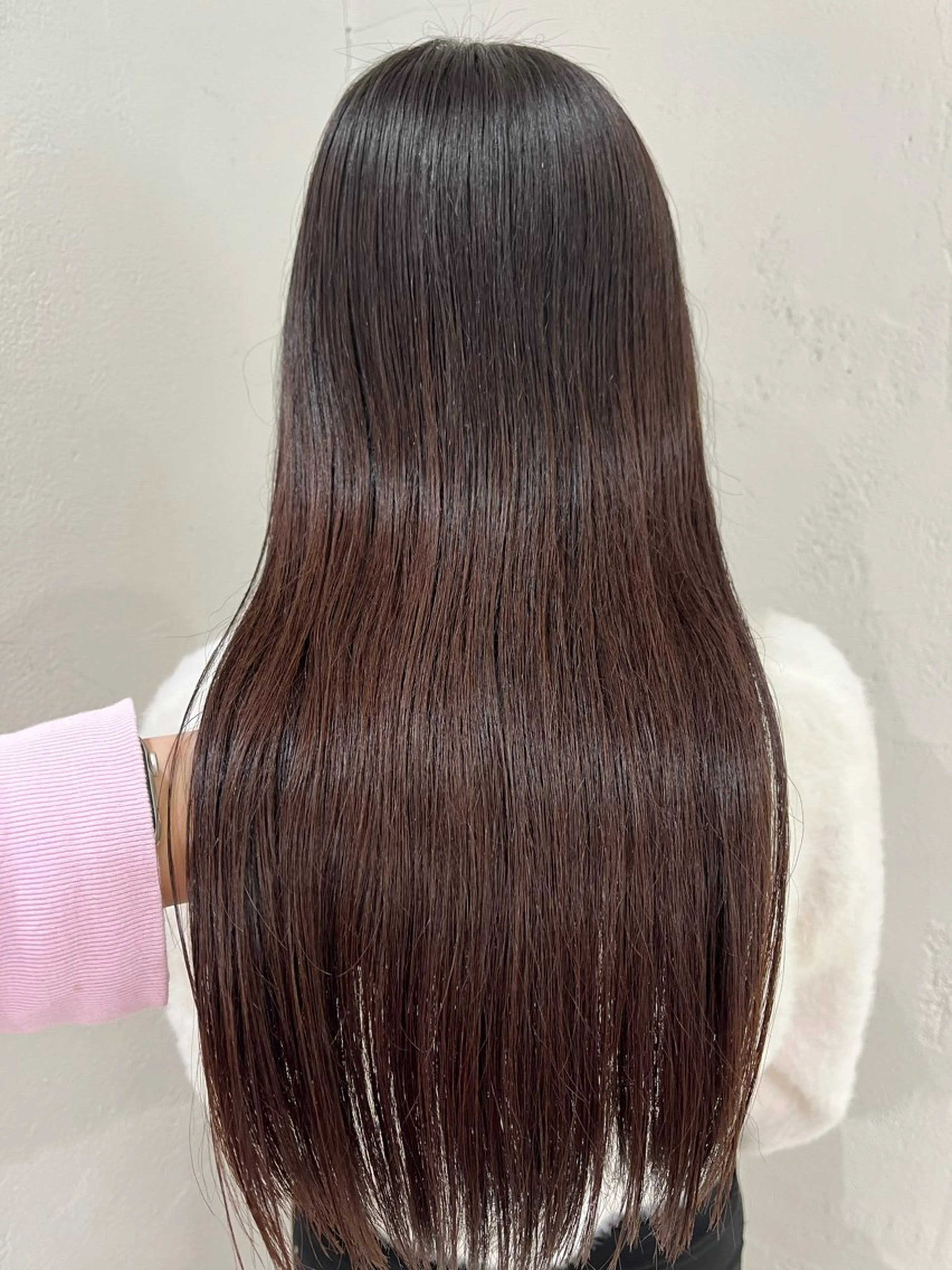 ロング パーマ 酸性ストレート ストレートパーマ 縮毛矯正 透明感カラー/ 髪質改善/ストレートのその他イメージ