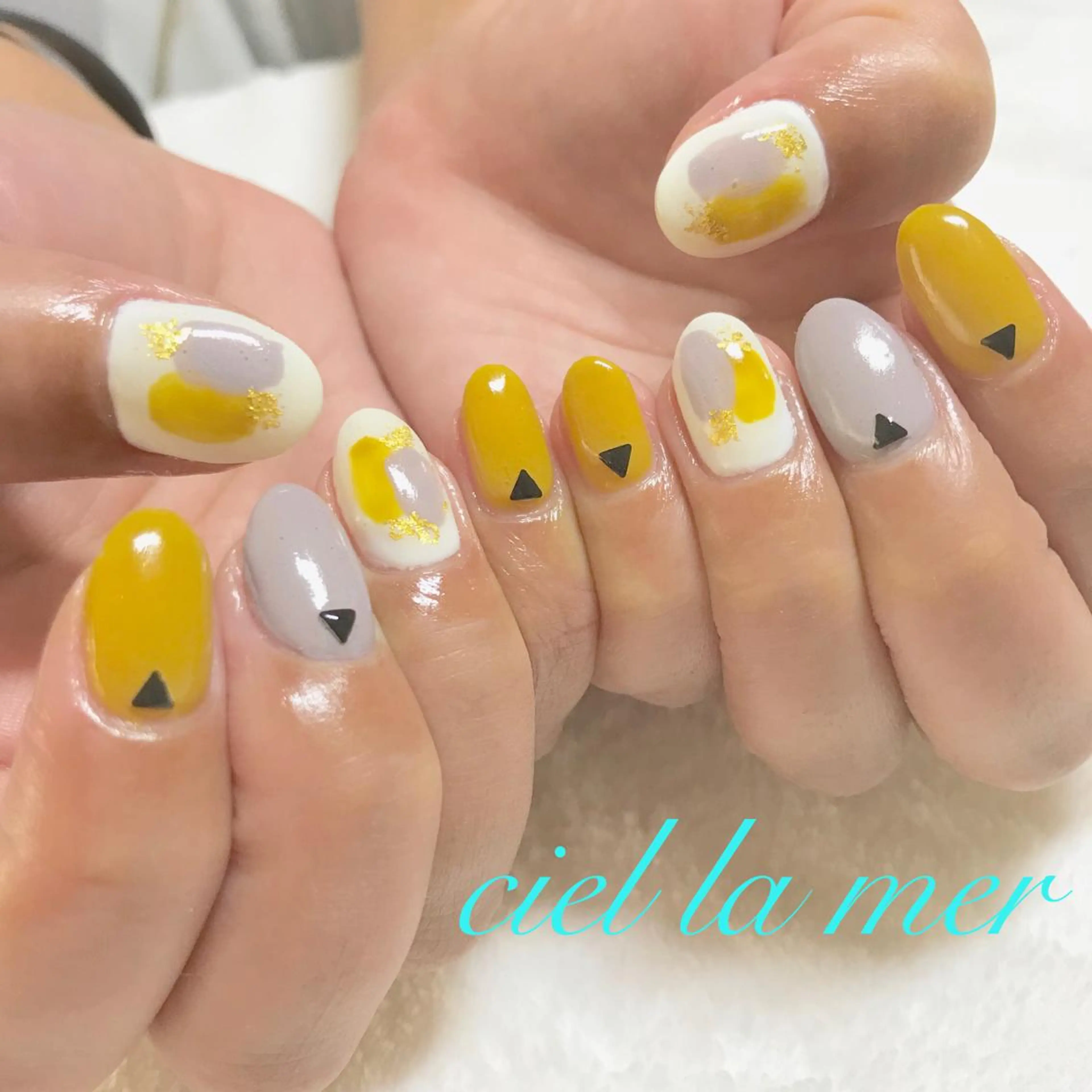 ネイル ハンドネイル フットネイル ciel la merのネイルデザイン
