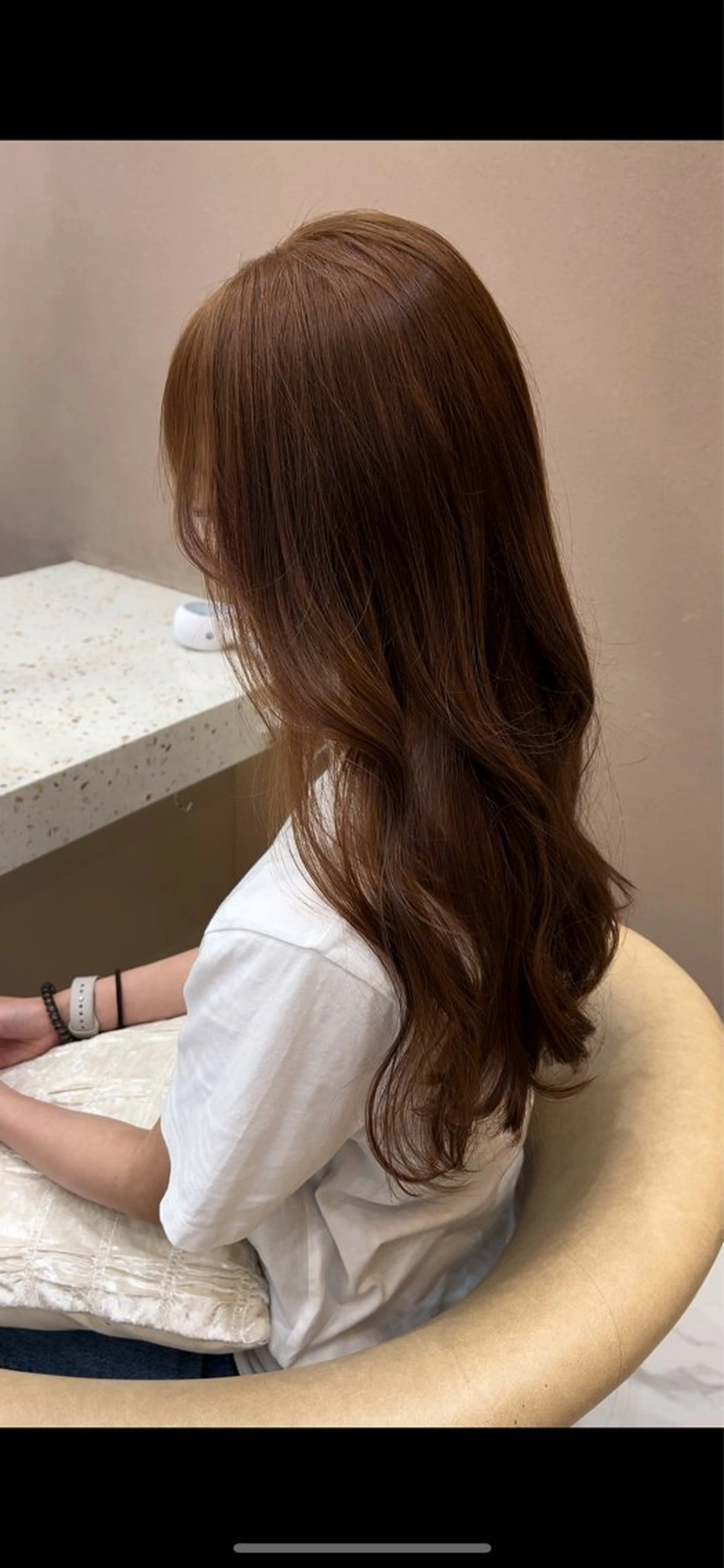 ロング カラー ベージュカラー 髪質改善/透明感カラ ー/みほのヘアスタイル