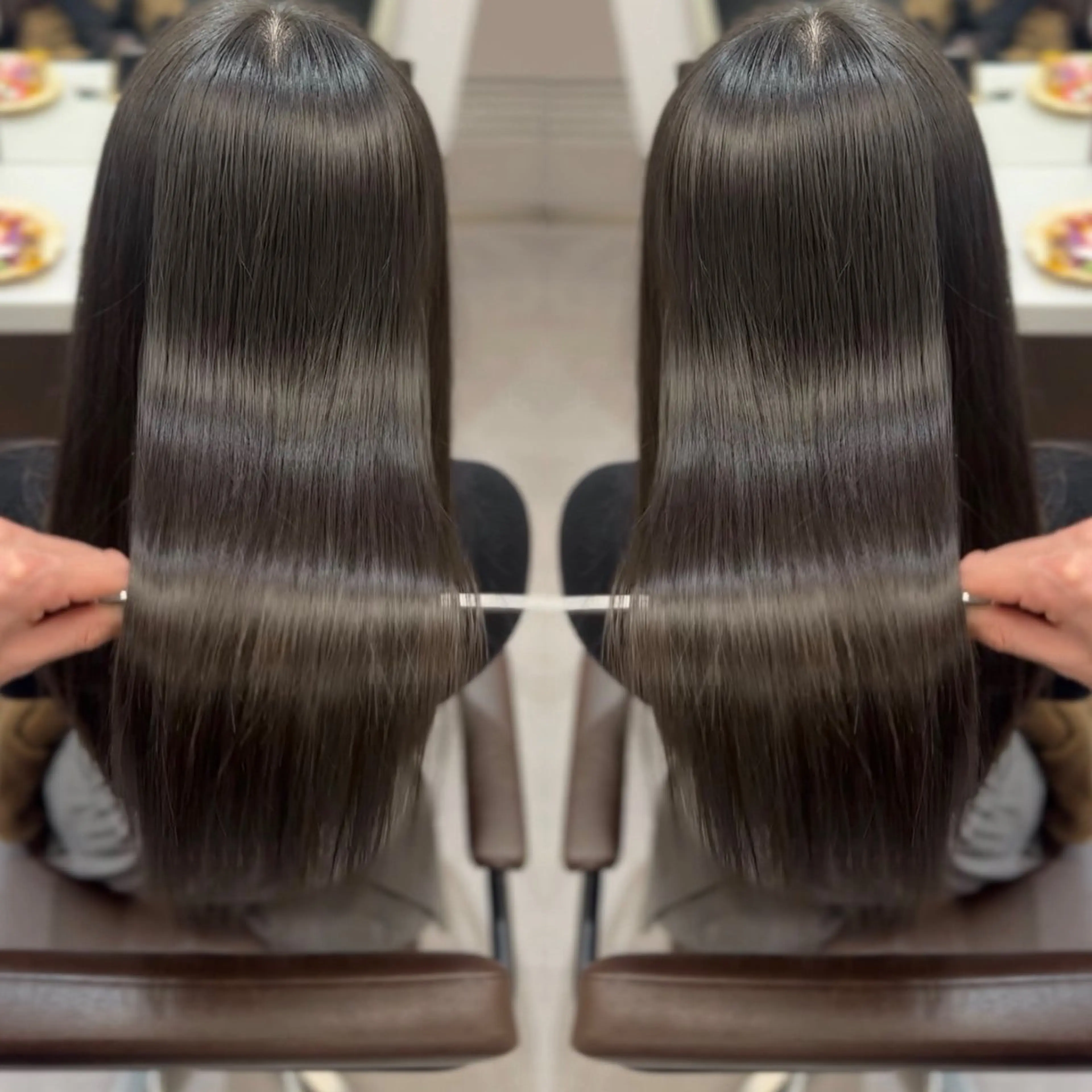 ロング 縮毛矯正 カット ヘアカラー 縮毛矯正 【Coby代表】 美髪特化♡ RYOのヘアスタイル