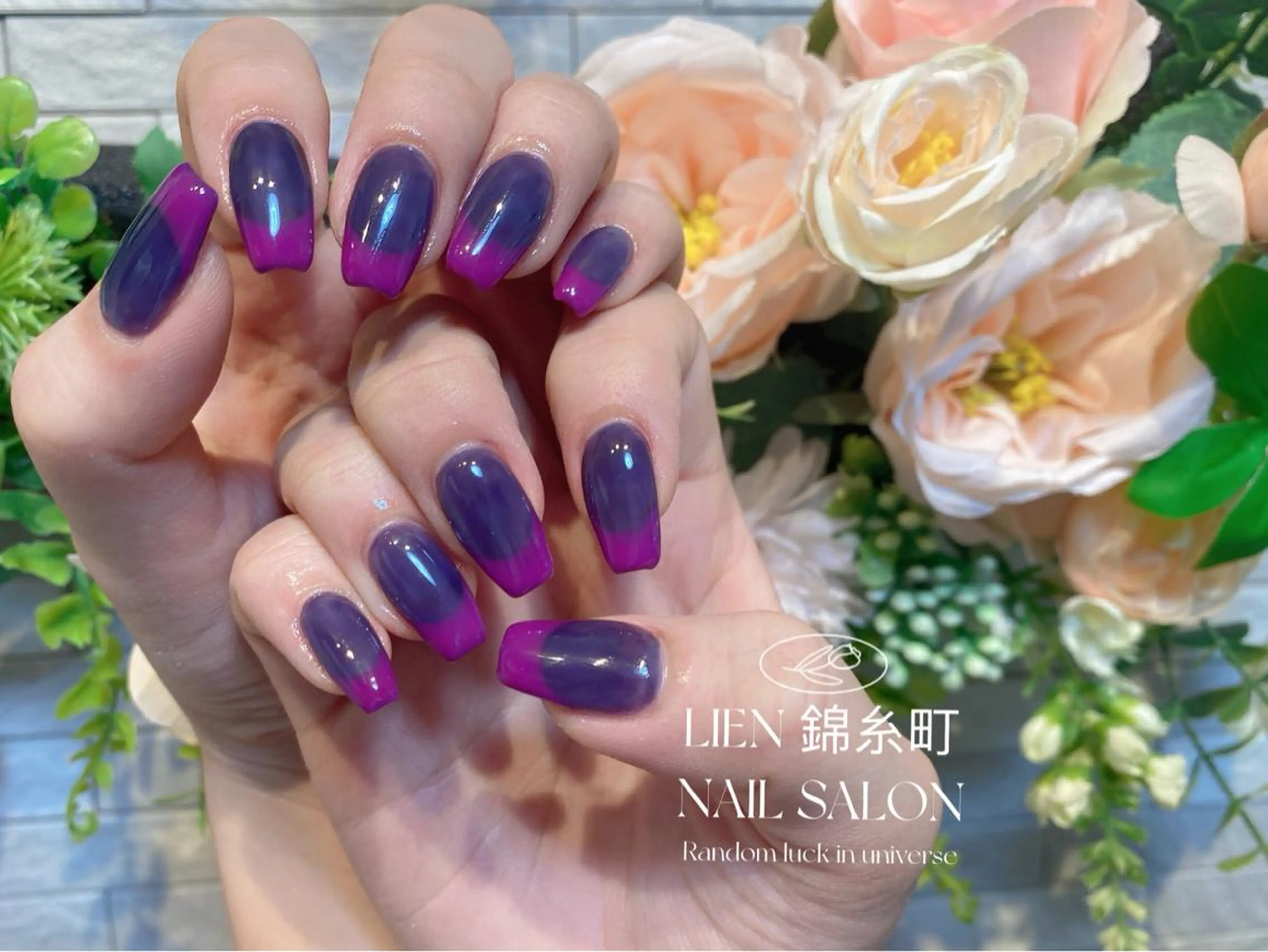 ネイル フレンチネイル ハンドネイル Lien_リエン ゆみのネイルデザイン