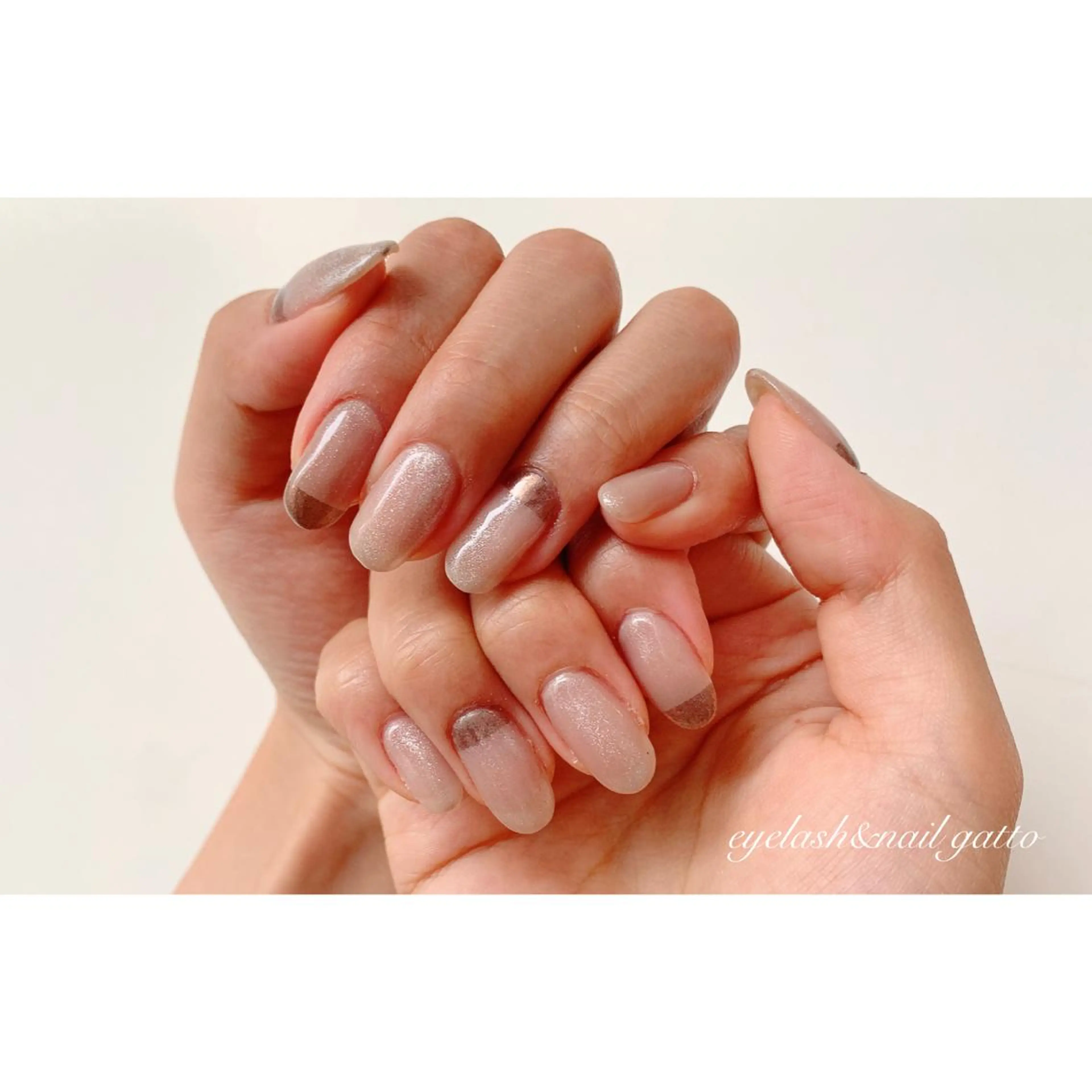 ネイル ジェルネイル ラメ(グリッター) マグネットネイル ぷっくりネイル salon geealのネイルデザイン