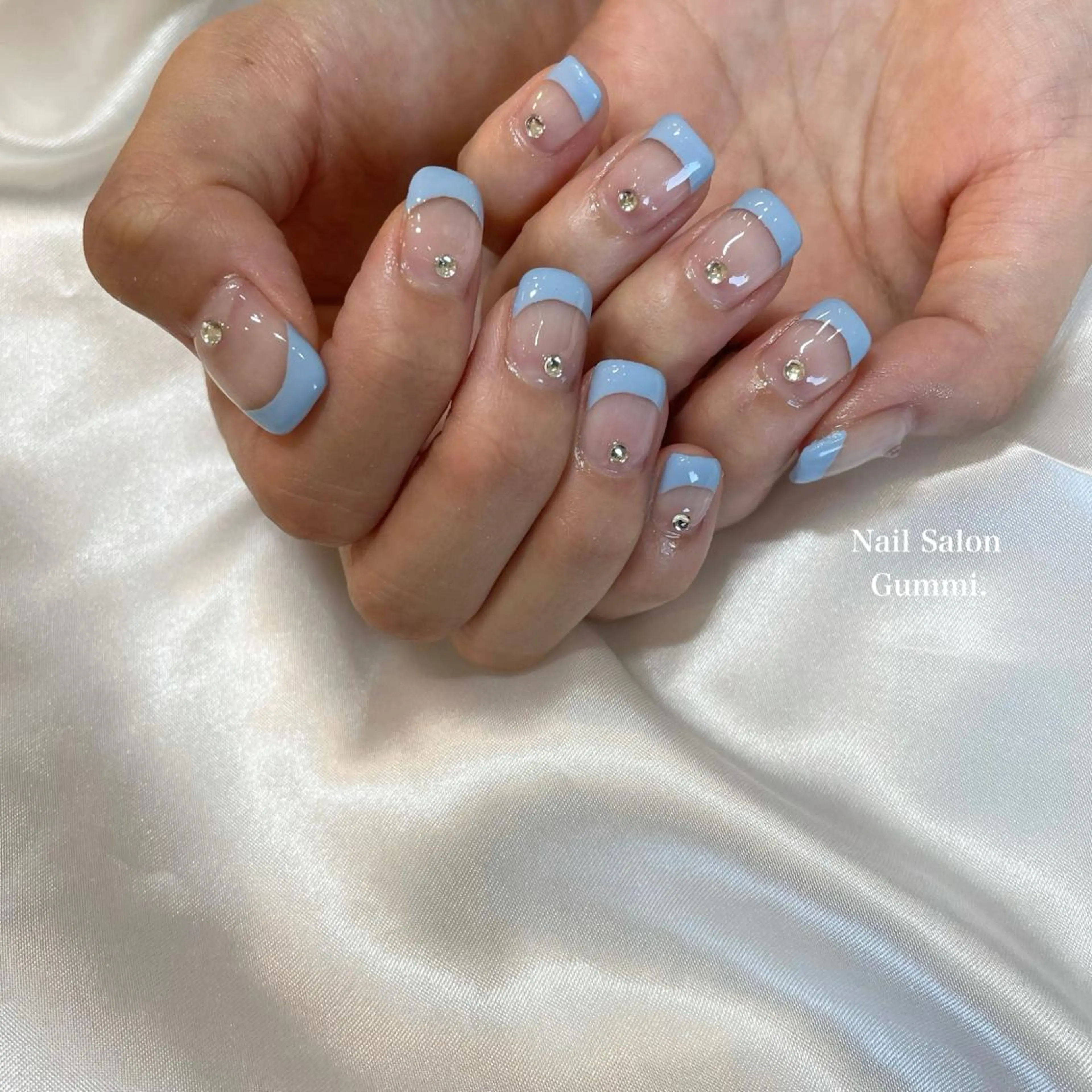 ネイル フレンチネイル 韓国ネイル Nail Salon Gummi.のネイルデザイン