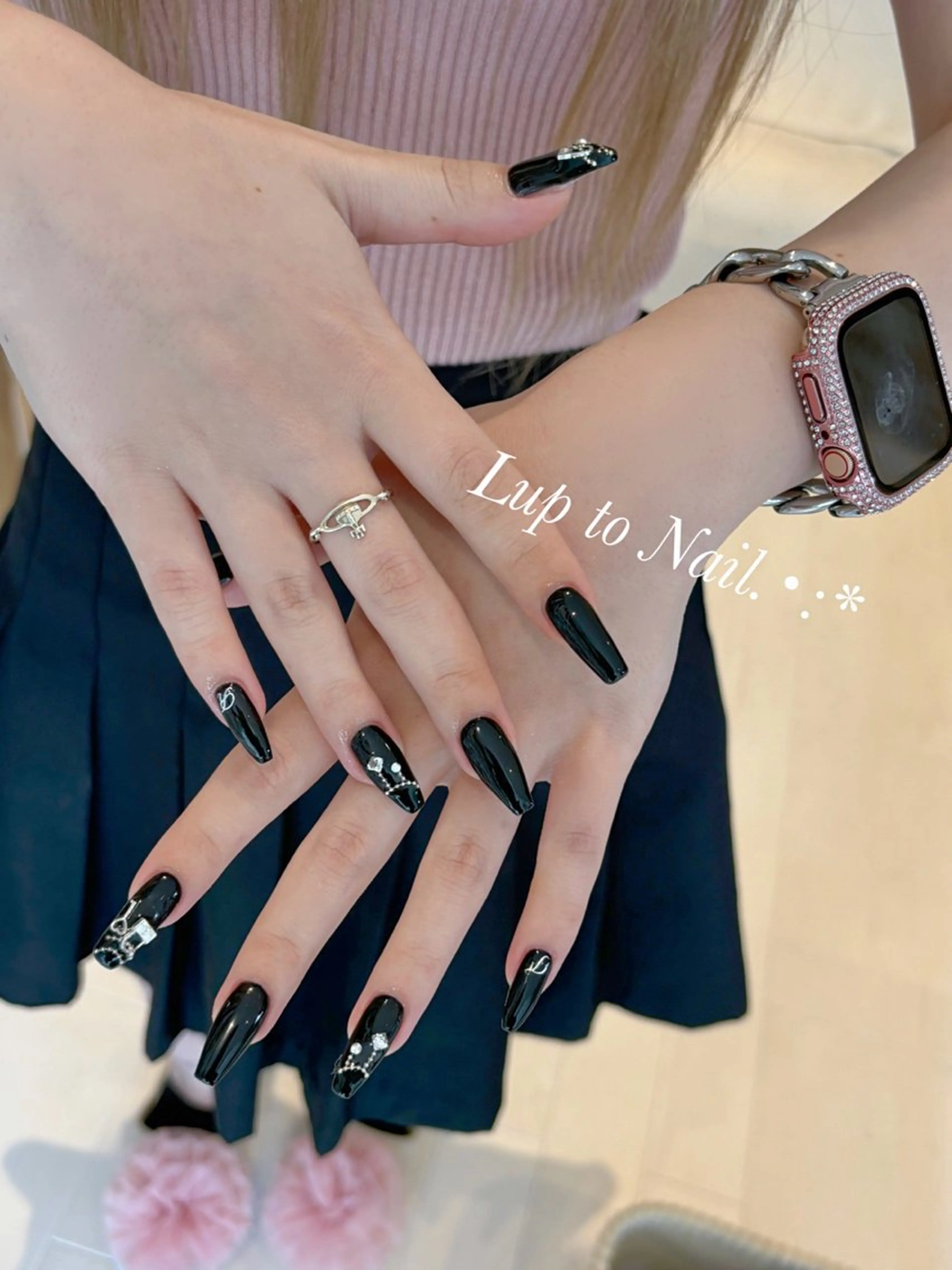 ネイル 春ネイル ハンドネイル Lupto　Nail 【リップトゥネイル】のネイルデザイン