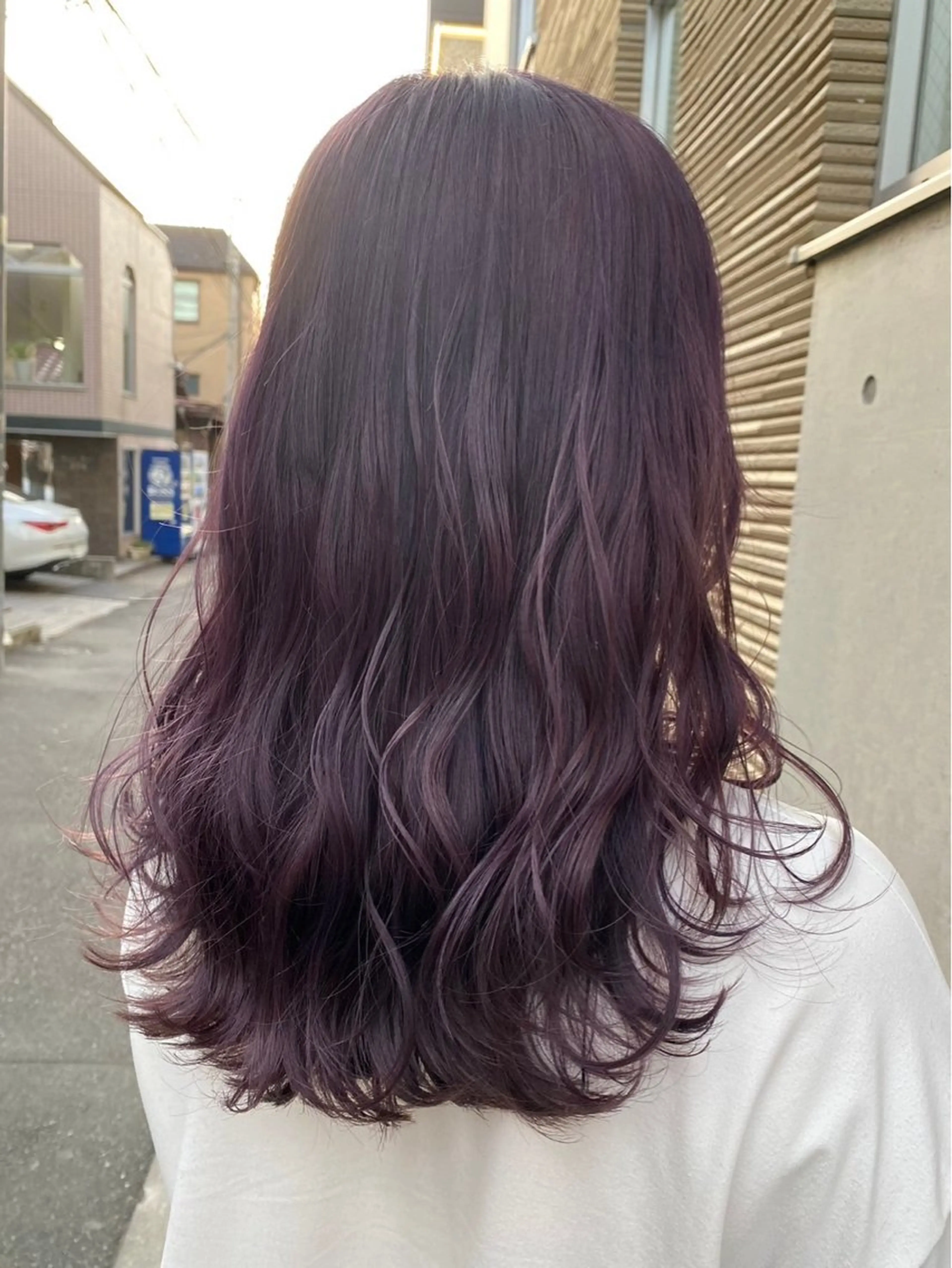 ロング カラー ピンクカラー ピンクパープル パープルカラー Agu hair ferdi 千歳烏山店所属・⚡️カネコ マサフミ⚡️のヘアスタイル