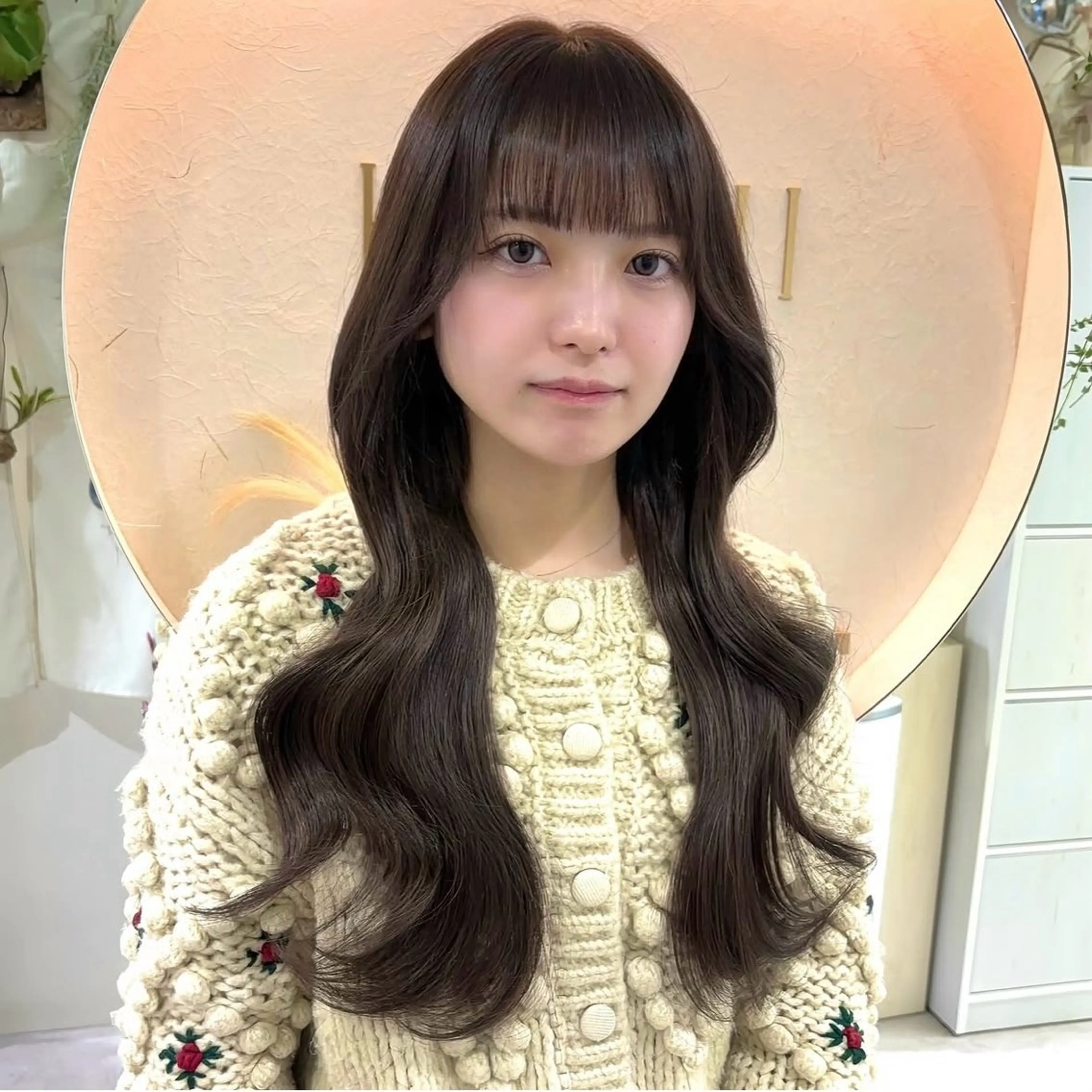 ロング カラー エクステ 韓国風ヘア MOE🐈‍⬛🎀 エクステ/ワンホンのヘアスタイル