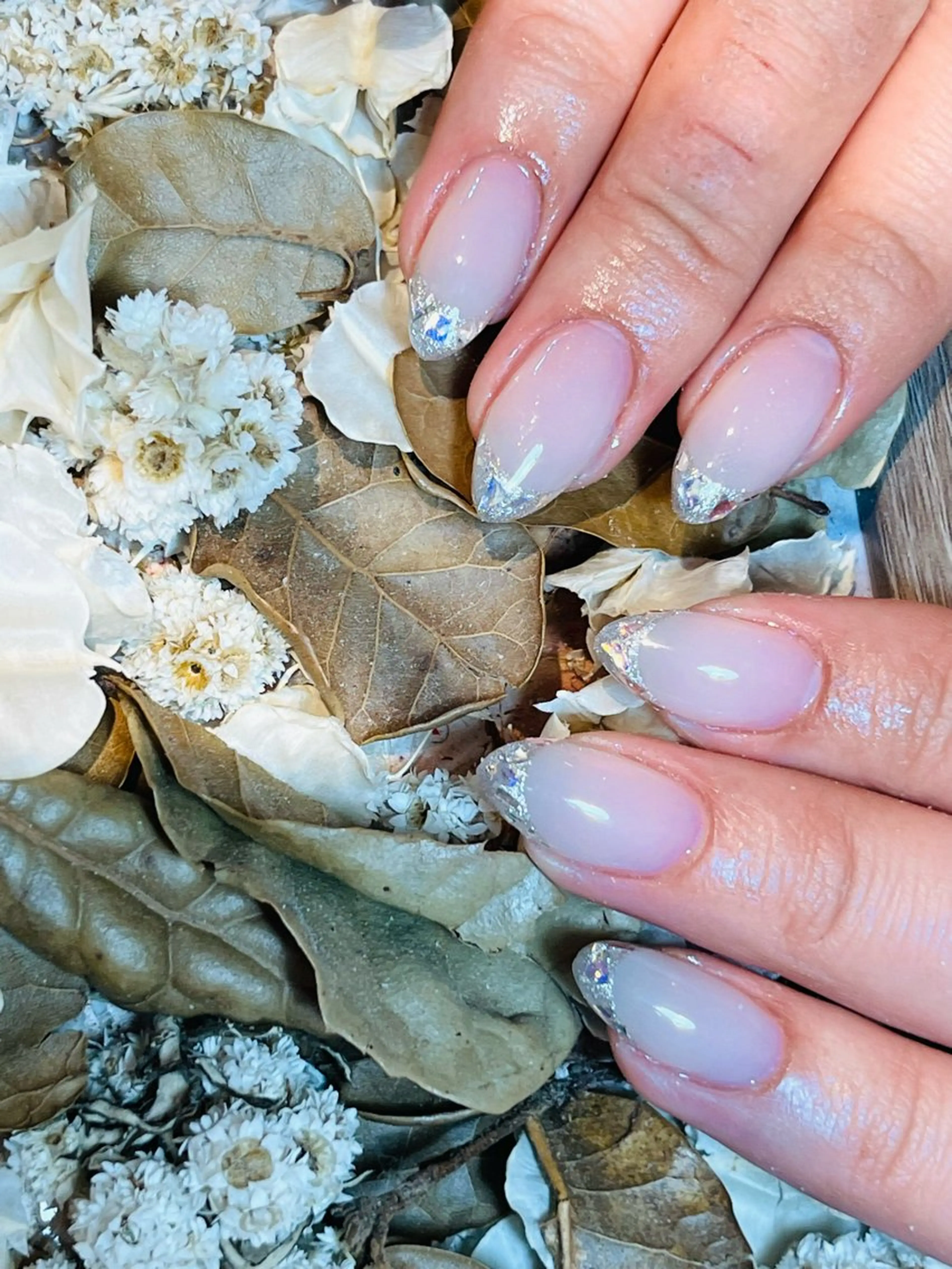 ☆スカルプ☆ガラスフレンチの写真