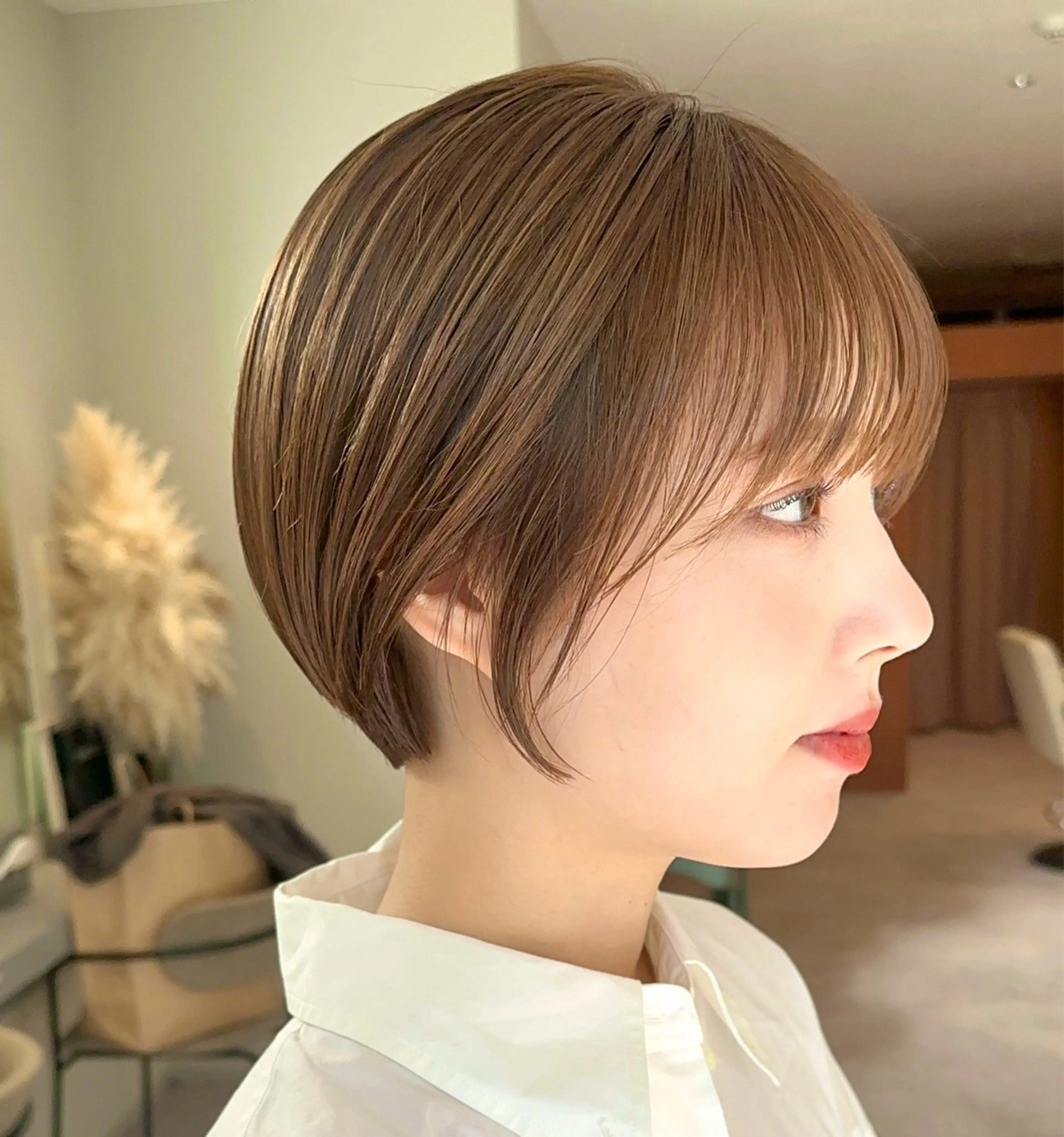 ショート 丸みショート ショートヘア 👑ショート/ボブ /銀座/ニシオカ👑のヘアスタイル