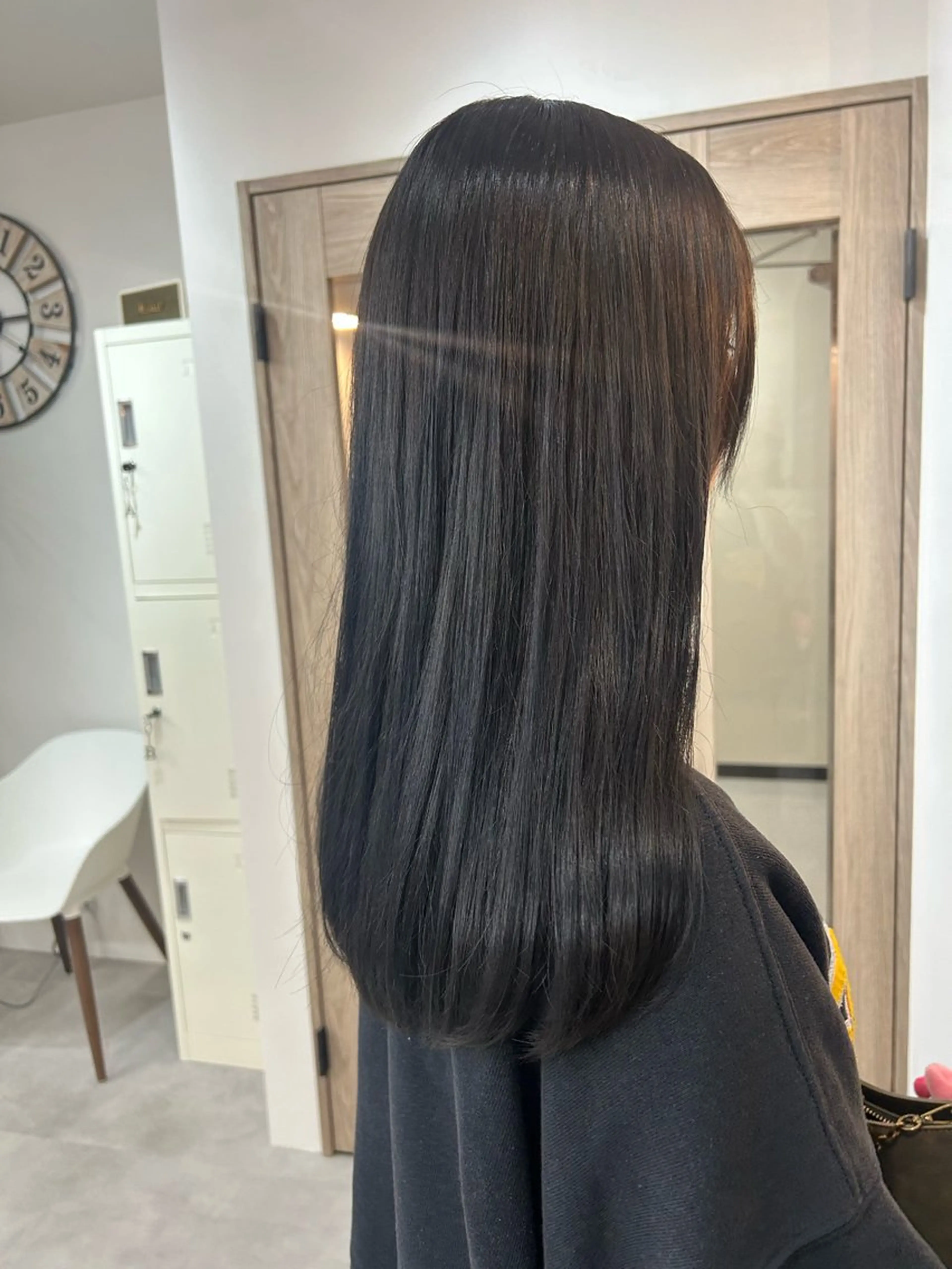 ロング カラー カット ヘアカラー トリートメント 後藤紗英/髪質改善 /オリーブベージュのヘアスタイル