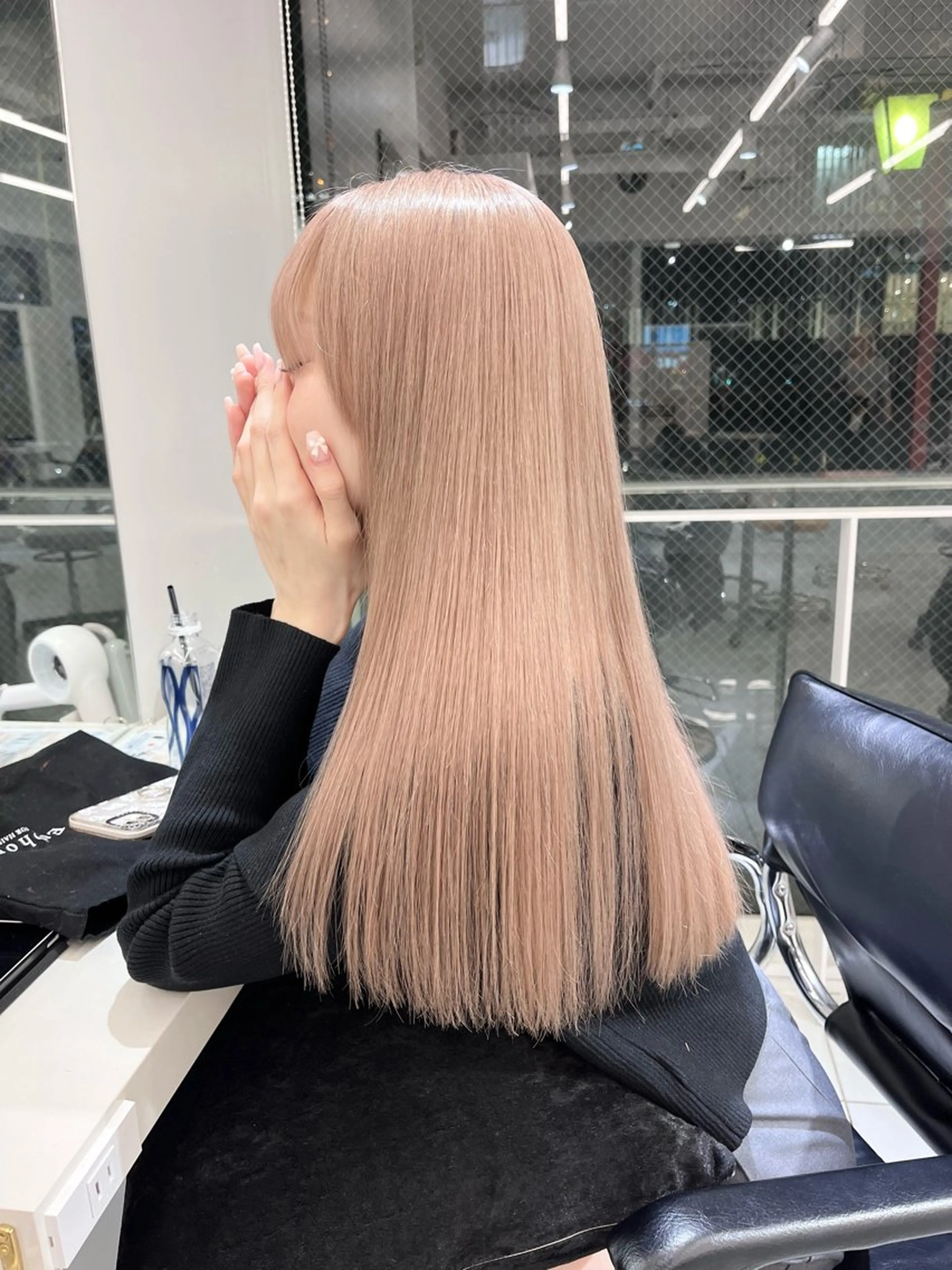 セミロング ヘアカラー 韓国ヘア🎀艶髪 /渋谷/Manaeのヘアスタイル