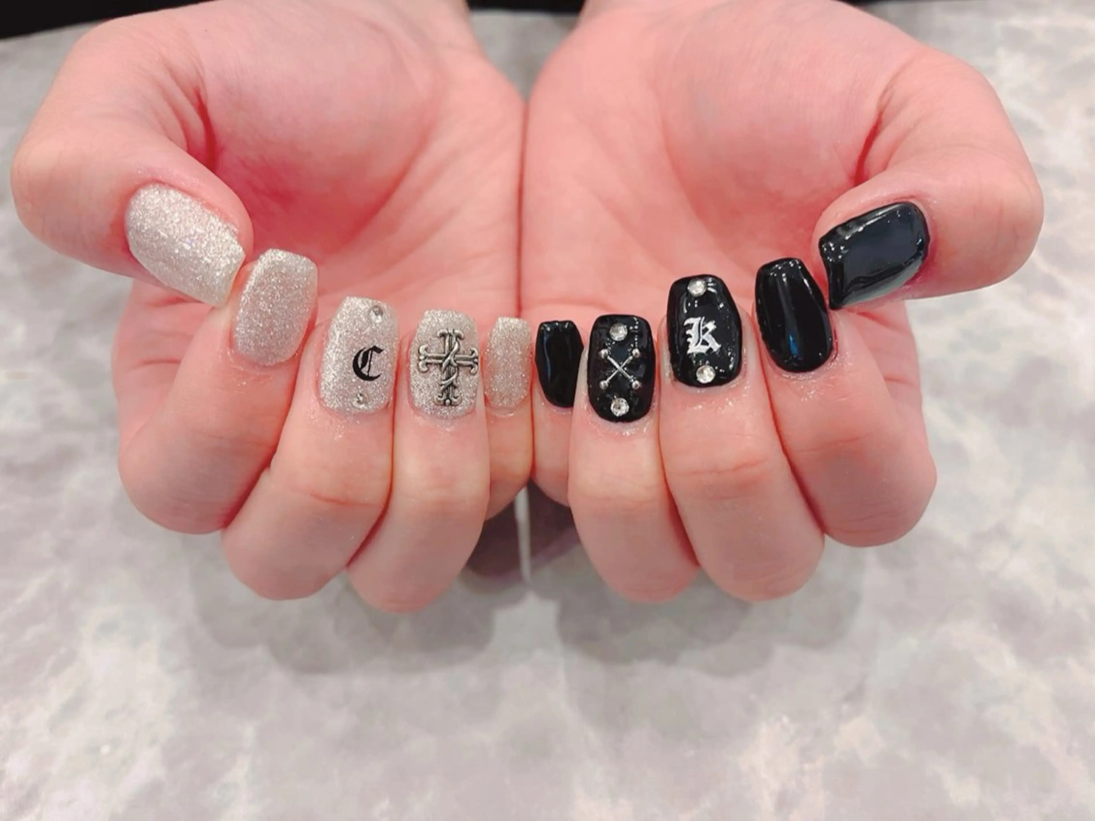 メンズ ネイル メンズネイル ハンドネイル Piacere所属・Piacere 絵美のネイルデザイン