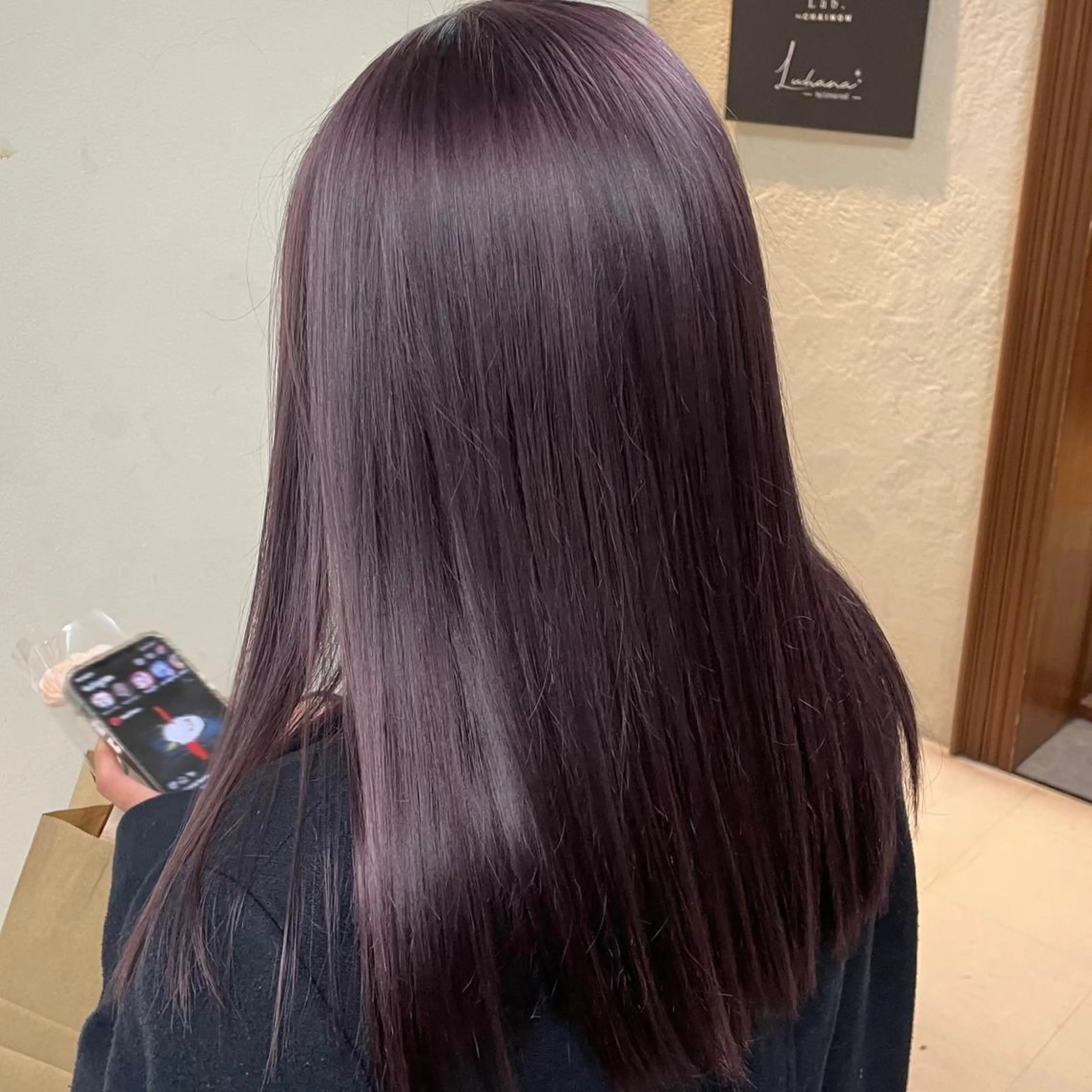 ロング カラー ヘアアレンジ ヘアカラー 縮毛矯正 トリートメント maoブリーチ無し 似合わせカラーのヘアスタイル