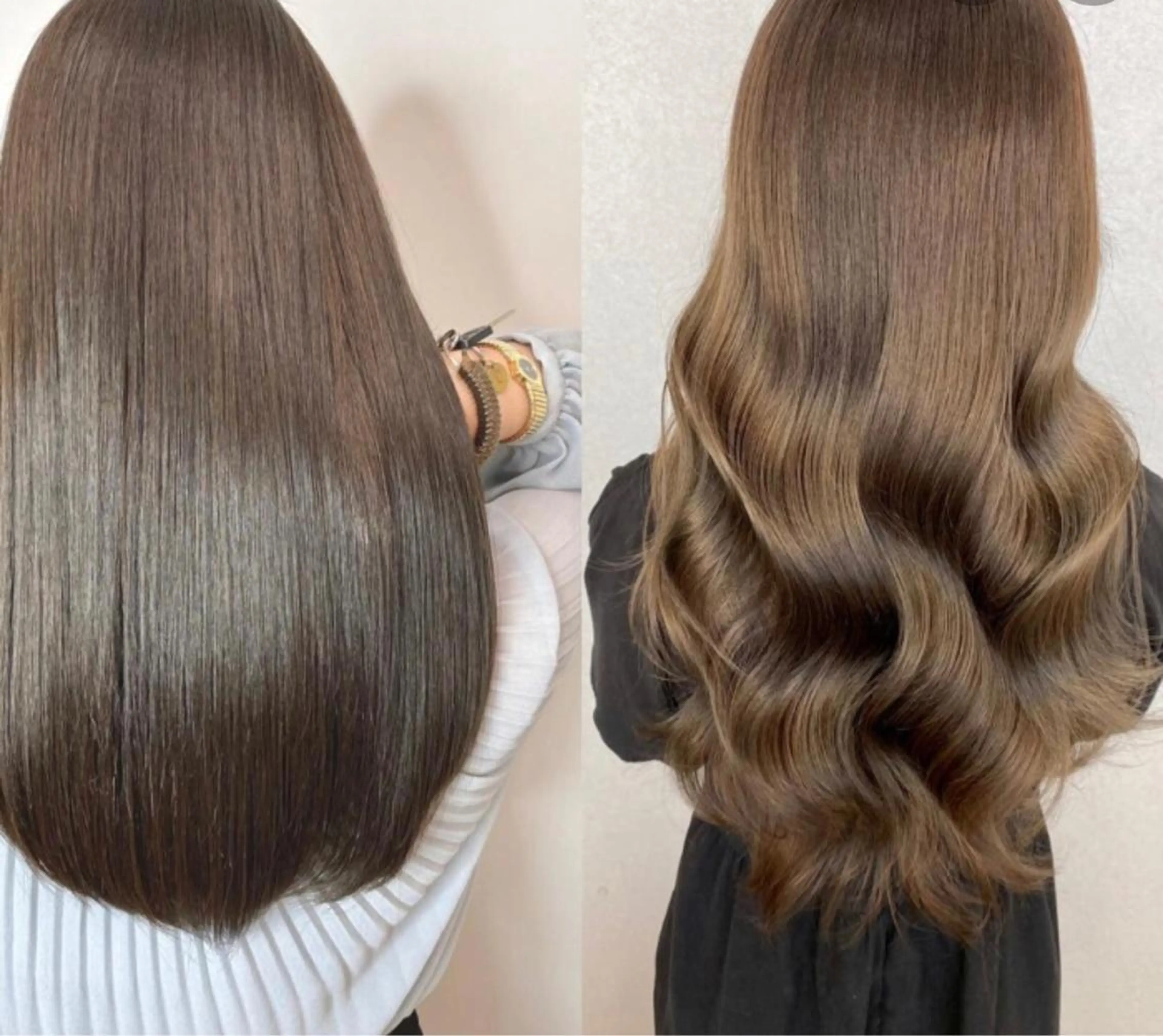 ⭐️髪質改善ケアカラー + カット + 3ステップトリートメントの写真