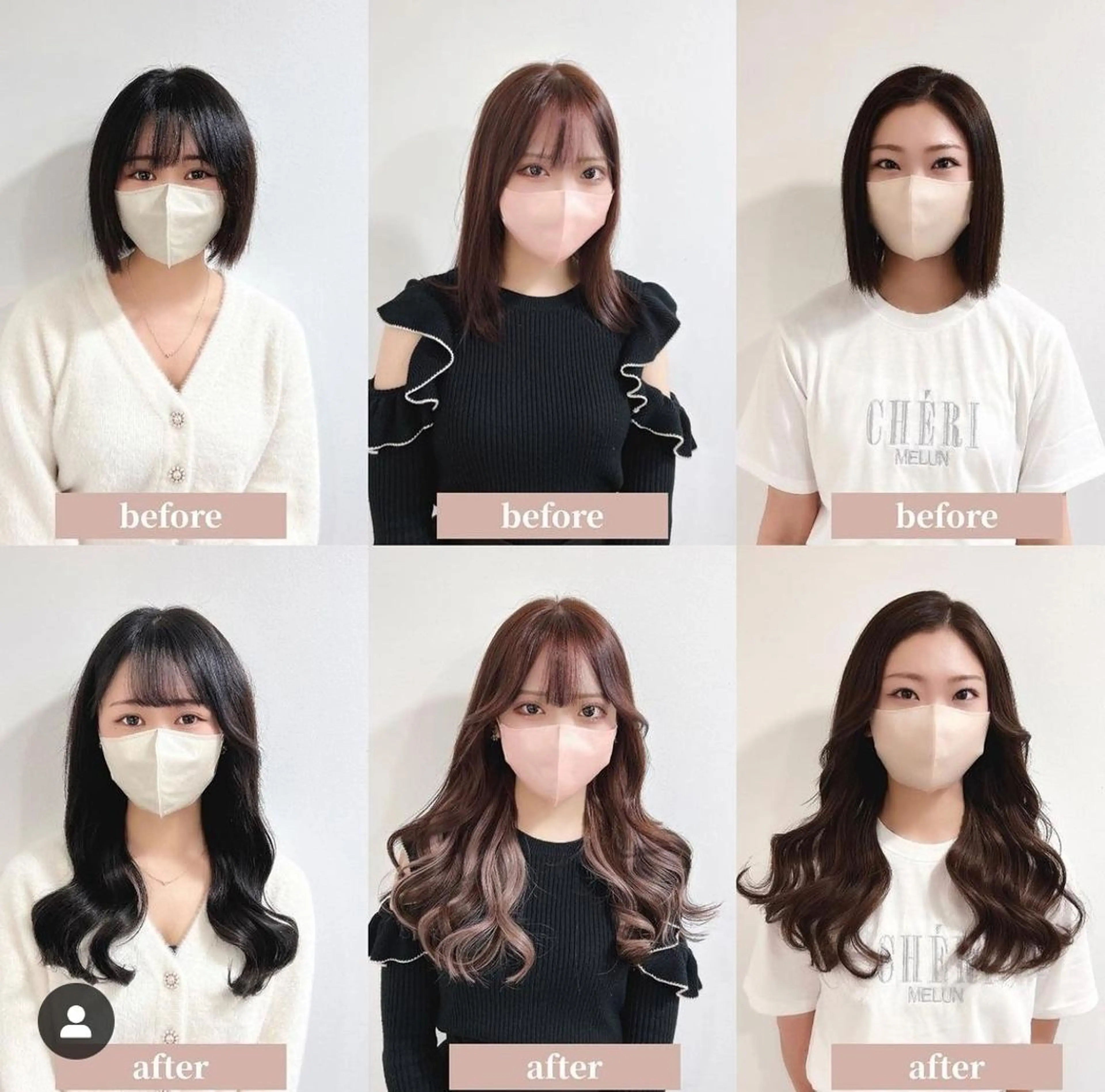 カラー カラーとエクステ 🌟エクステのヘアスタイル